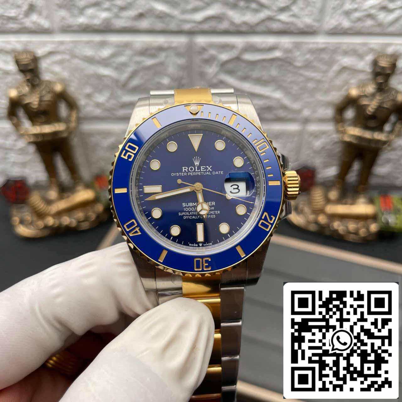 Rolex Submariner 116613LB-97203 40 mm mouvement 3135 VS cadran bleu d'usine