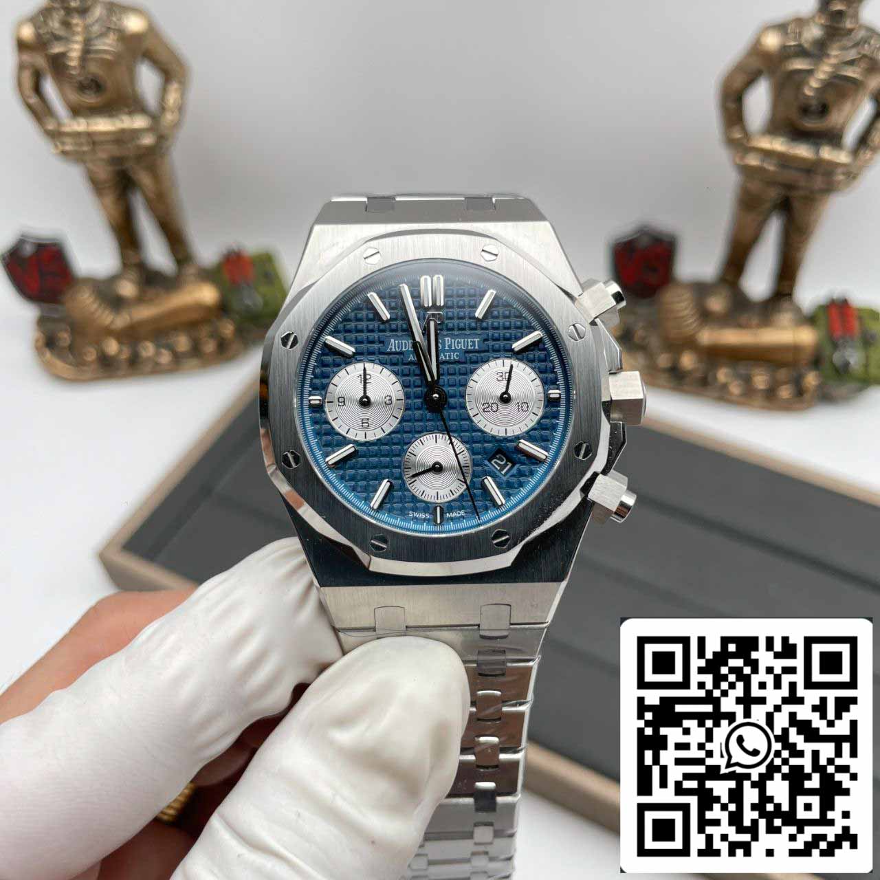 Audemars Piguet Royal Oak Cronografo 26331ST.OO.1220ST.01 OM Factory 1:1 Migliore edizione svizzera ETA7750