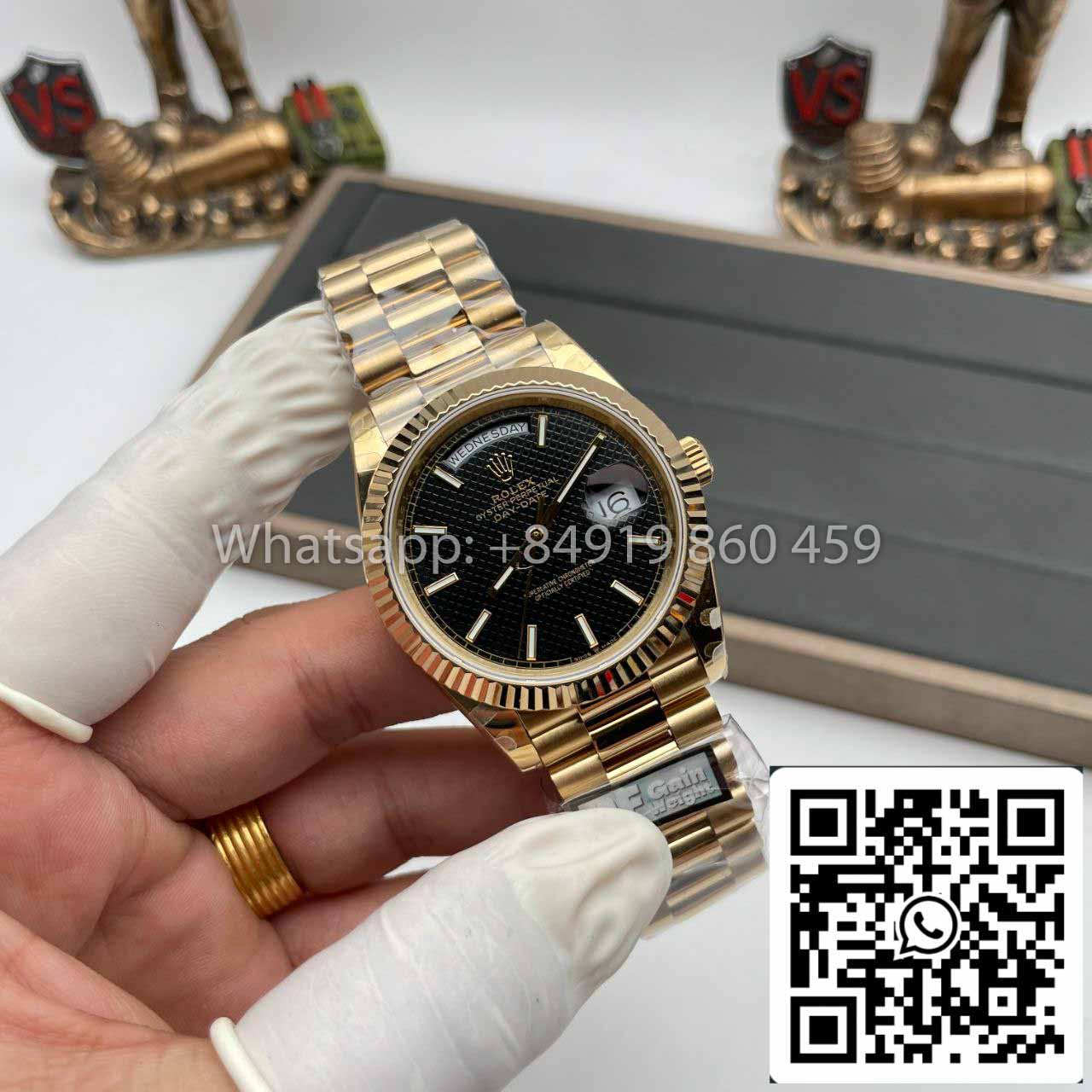 Rolex Day Date 40 Gold  228238-0007 1:1 Best Edition QF Factory CounterWeight Version