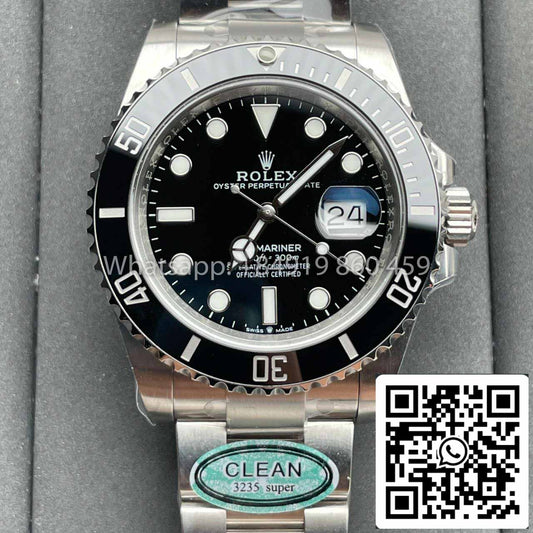 Rolex Submariner M126610LN-0001 41MM 1:1 Meilleure édition Clean Factory Lunette noire