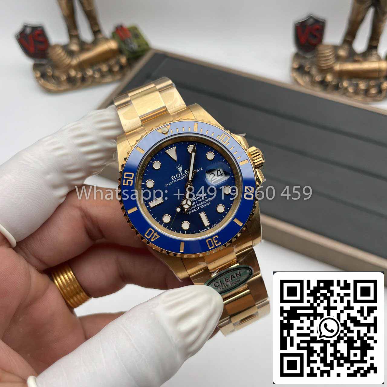 Rolex Submariner M126618lb-0002 41MM 1:1 Meilleure édition Clean Factory Lunette bleue