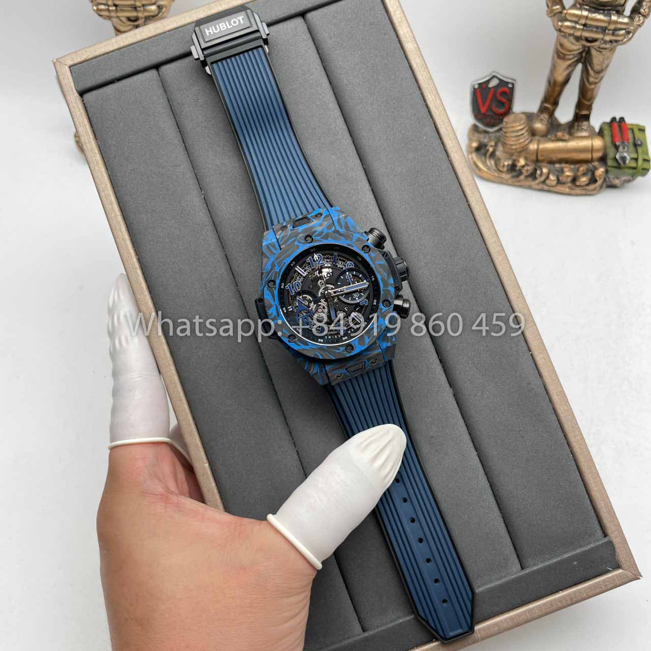 Hublot BIG BANG 1:1 Best Edition HB Factory Carbon Fiber Blue Case