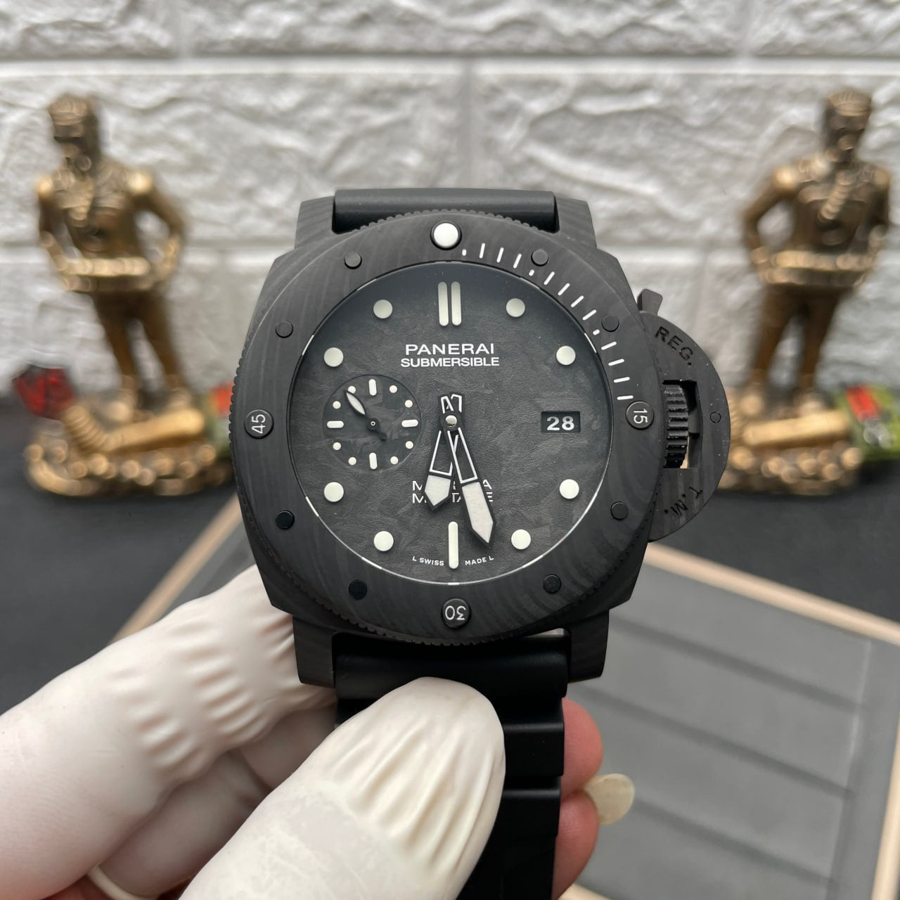 Panerai Submersible PAM00979 1:1 Meilleure édition VS Factory Cadran Turquoise Suisse P.9010