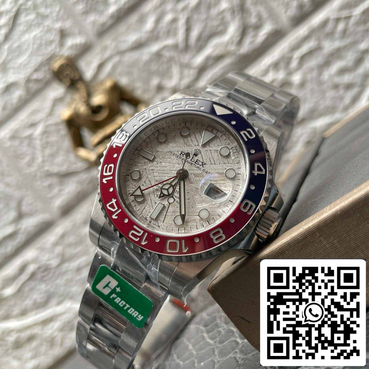 Rolex GMT Master II M126719blro-0002 1:1 Meilleure édition C+ Cadran météorite d'usine