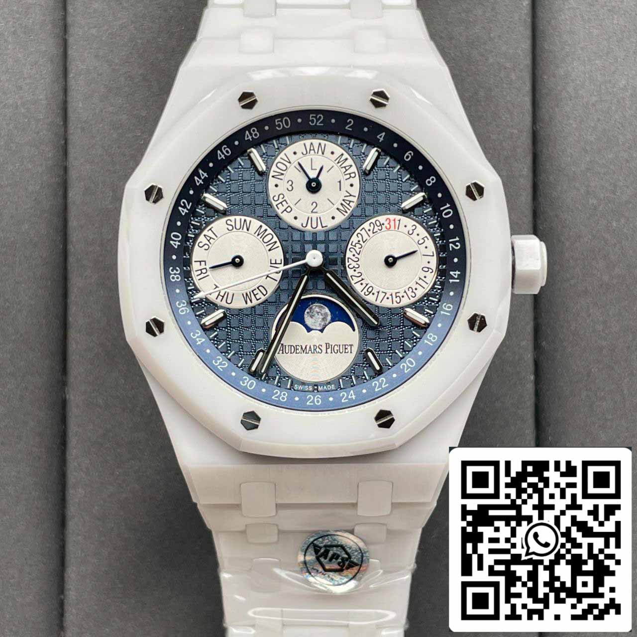 Audemars Piguet Royal Oak 26579CB.OO.1225CB.01 1:1 Best Edition APS Factory quadrante blu