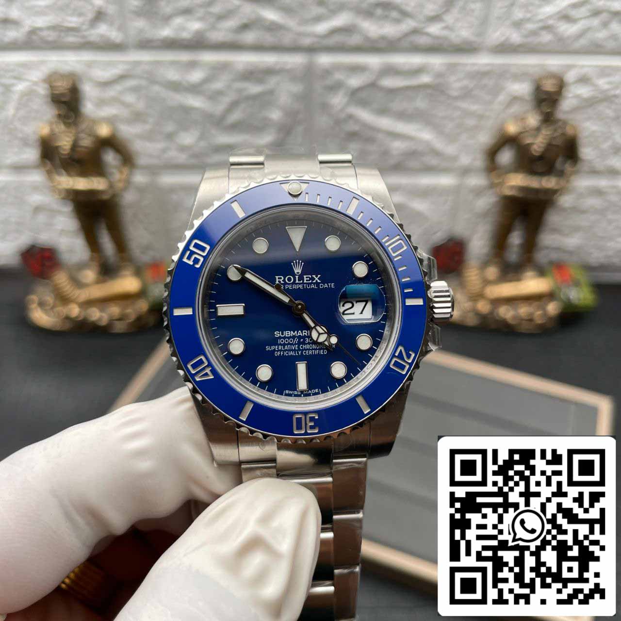 Rolex Submariner 116619LB-97209 3135 Uhrwerk VS Fabrik blaues Zifferblatt