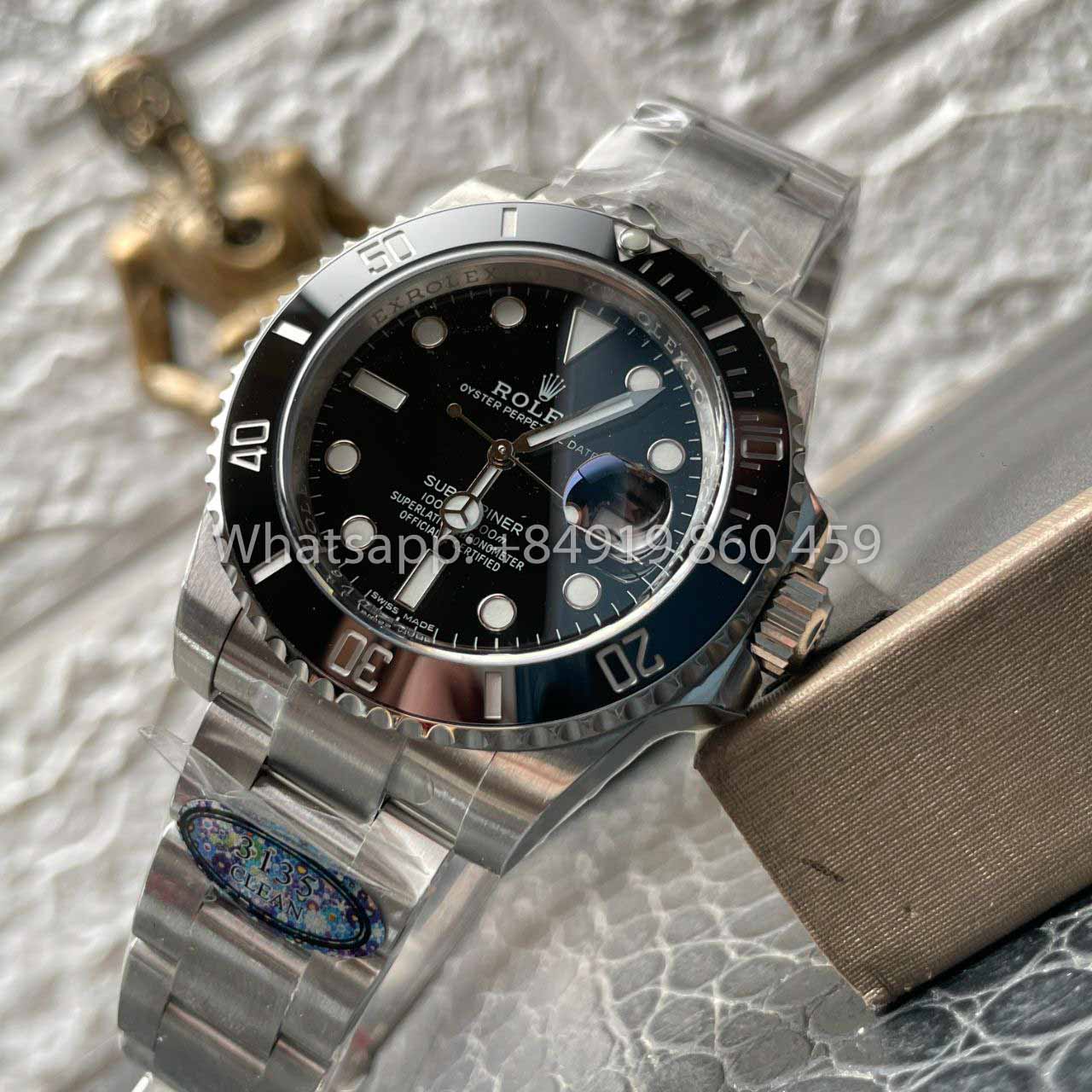 Rolex Submariner 116610LN-97200 40 mm movimiento 3135 Clean Factory V4 bisel negro