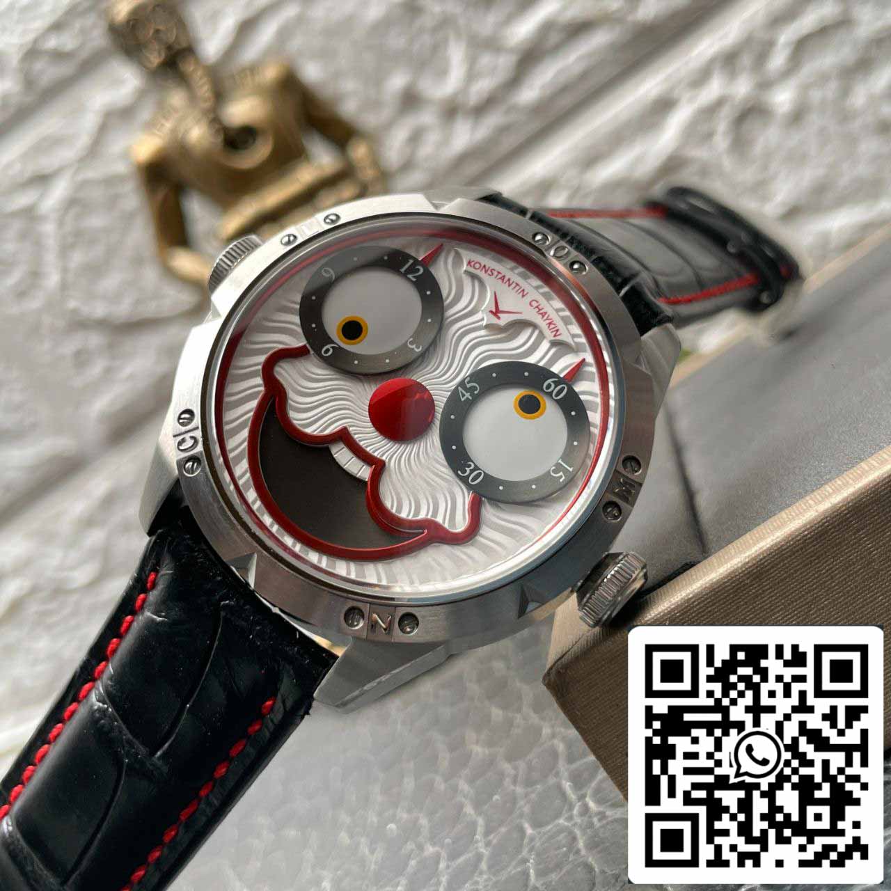 Konstantin Chaykin Joker K07 White Dial Red Strap 1:1 Best Edition TW Factory V3s Version