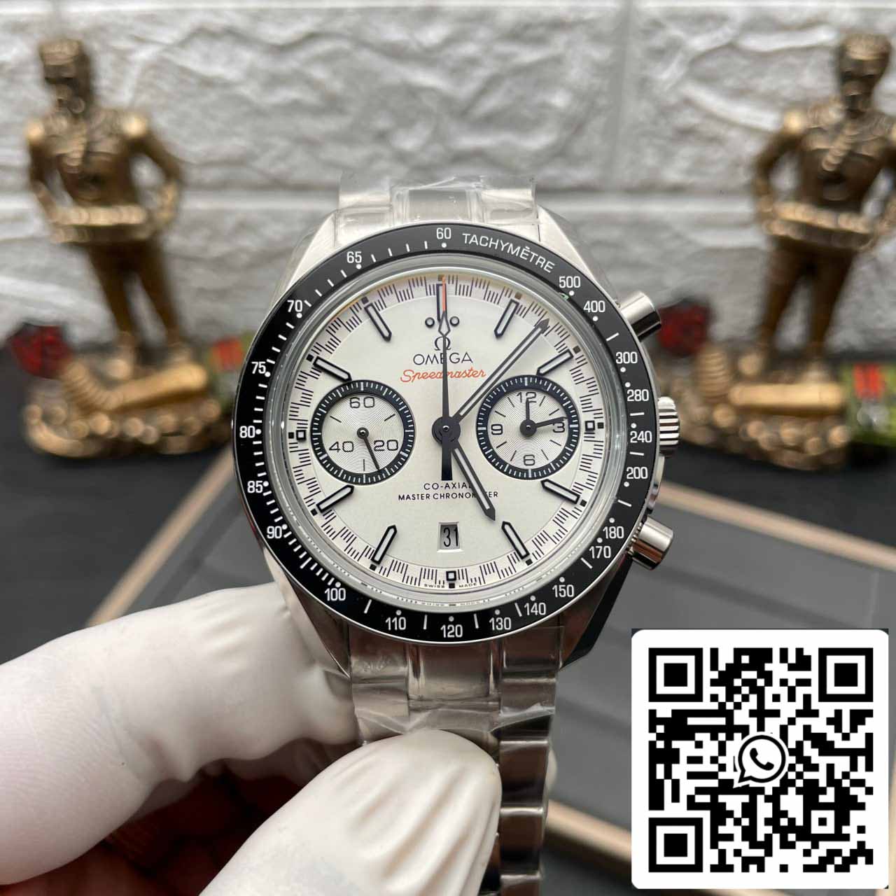 Omega Speedmaster Racing Chronograph 329.30.44.51.04.001 1:1 Best Edition OM Factory Ceramic Bezel