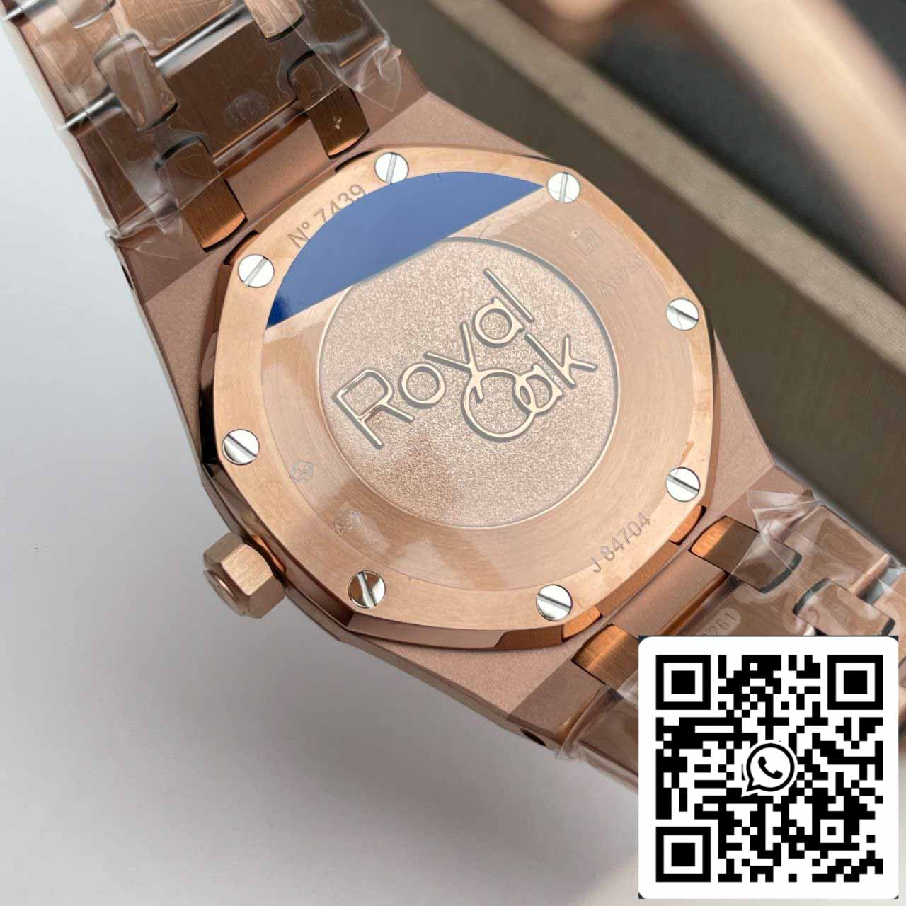 Audemars Piguet 67651 Quartz 33mm 1:1 Best Edition ZF Factory White Dial Rose Gold