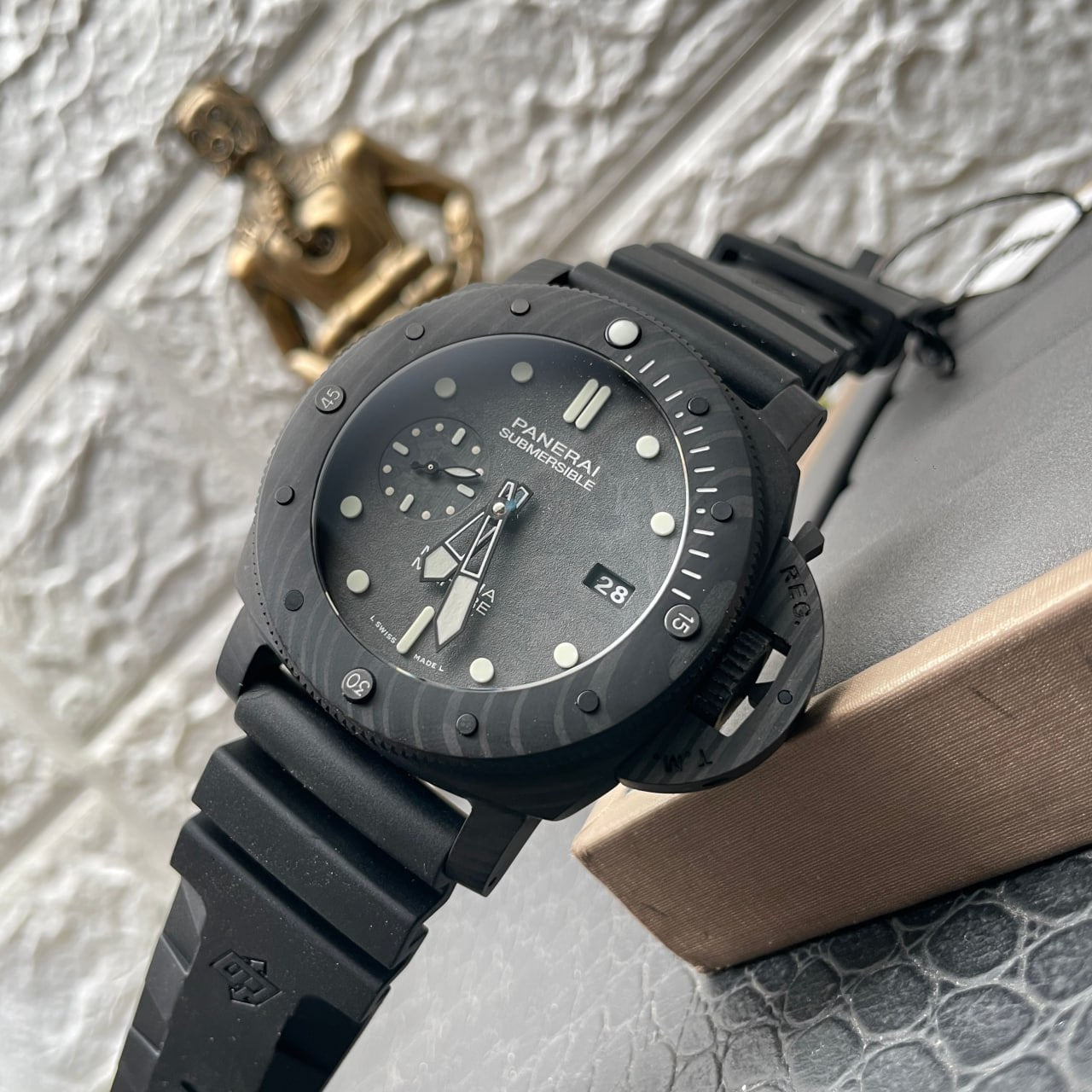 Panerai Submersible PAM00979 1:1 Meilleure édition VS Factory Cadran Turquoise Suisse P.9010