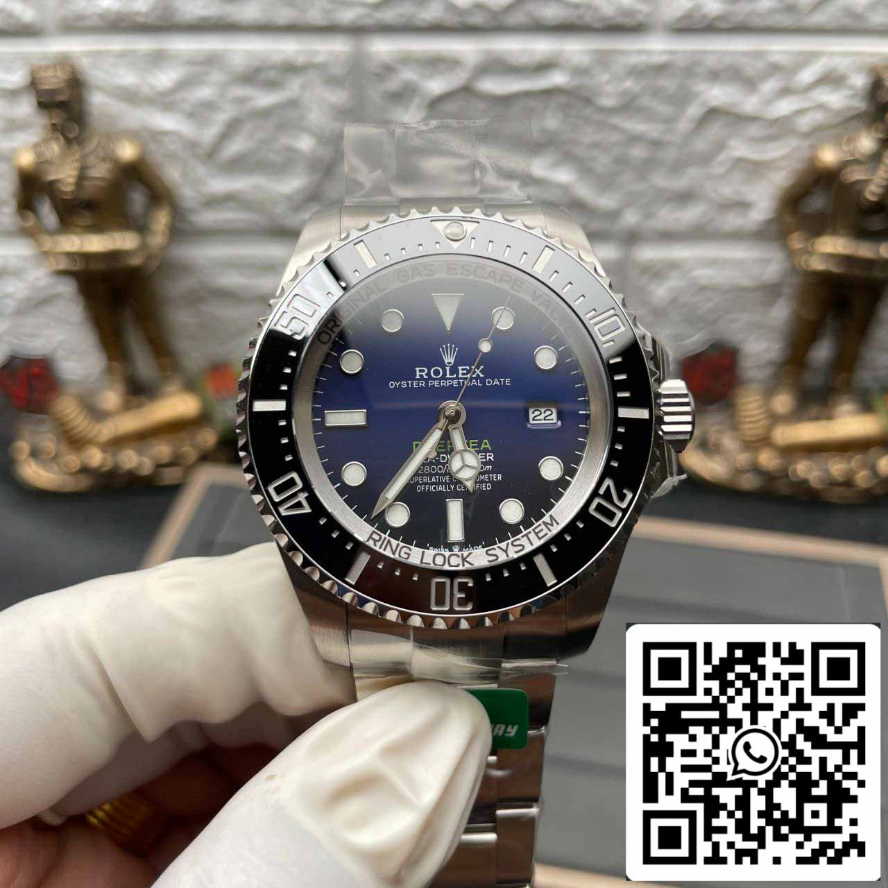 Rolex Sea-Dweller Deepsea M126660-0002 1:1 Meilleure édition C+ Cadran bleu d'usine