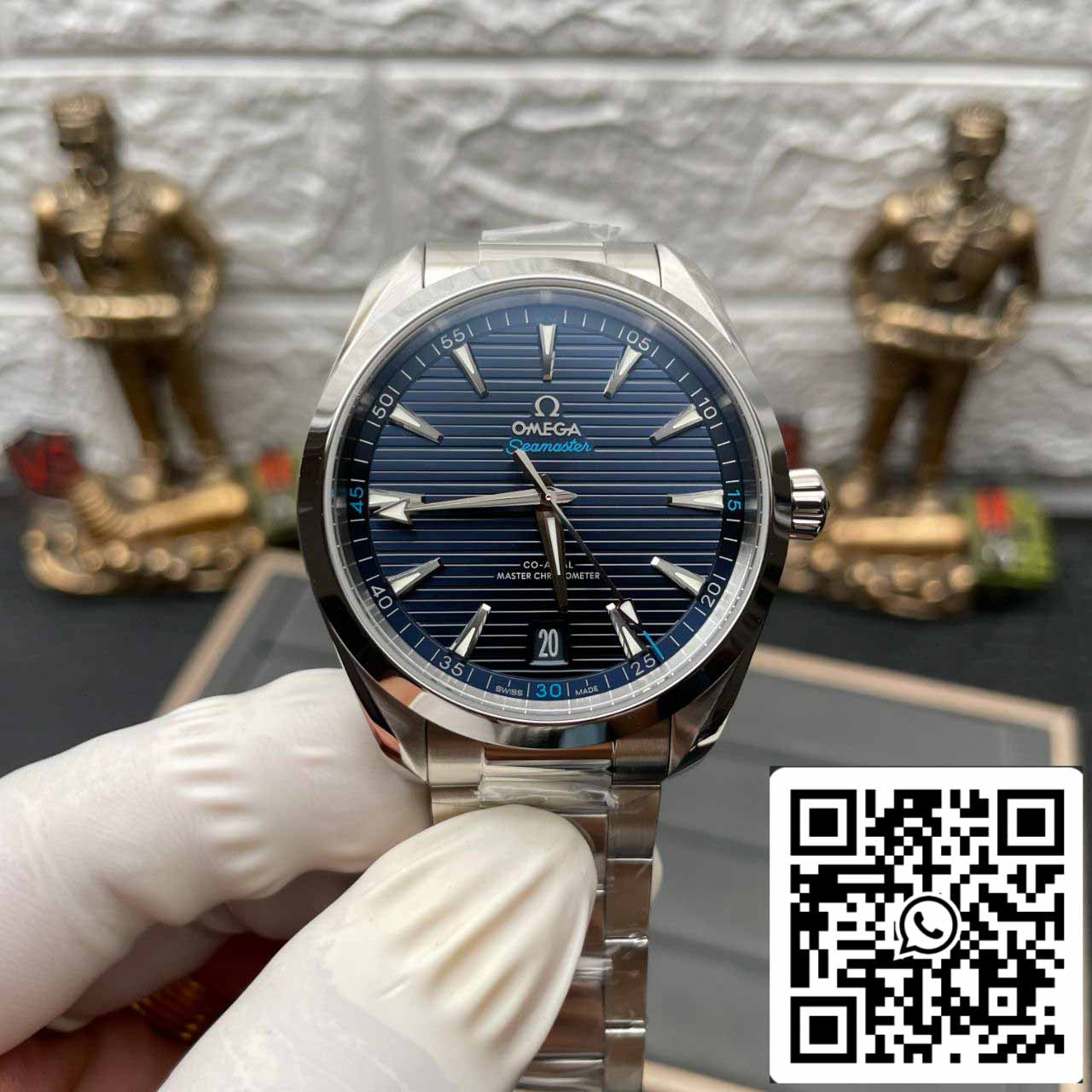 Omega Seamaster 220.10.41.21.03.001 1:1 Best Edition VS Factory Blue Dial Swiss ETA8900