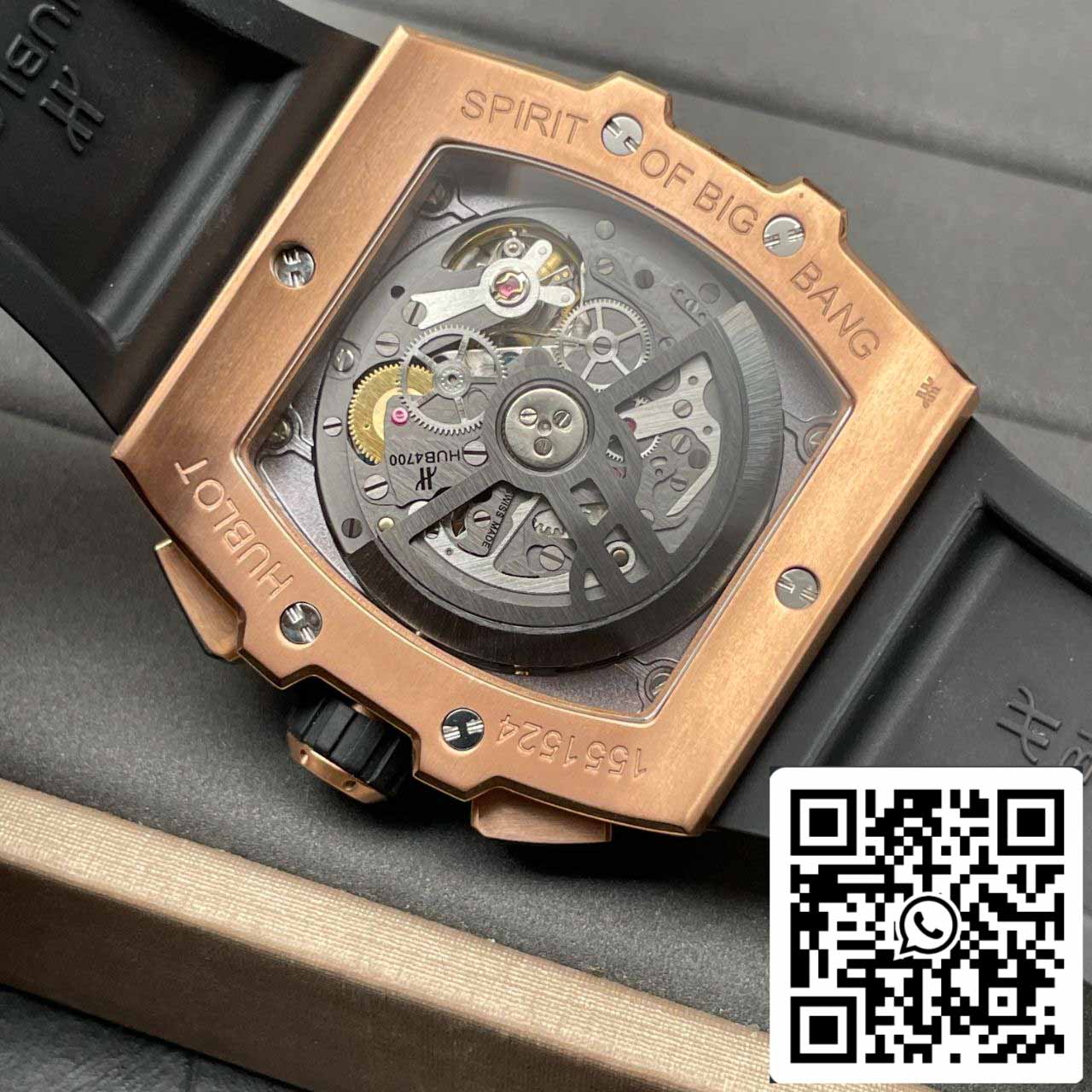 Hublot Big Bang Titanium 641.OM.0183.LR 1:1 Best Editon BBF Factory Rose Gold  Grey Dial Black