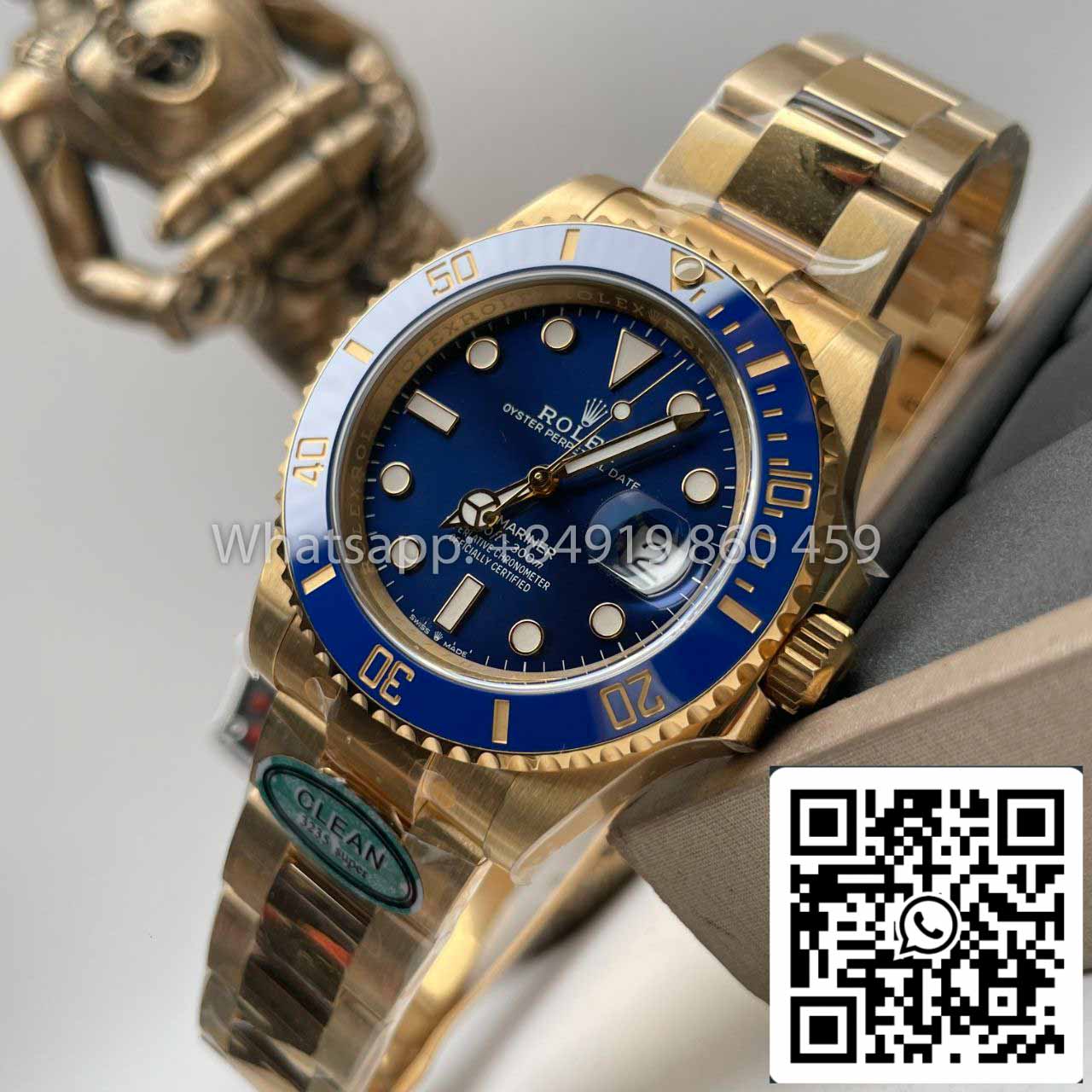 Rolex Submariner M126618lb-0002 41MM 1:1 Meilleure édition Clean Factory Lunette bleue