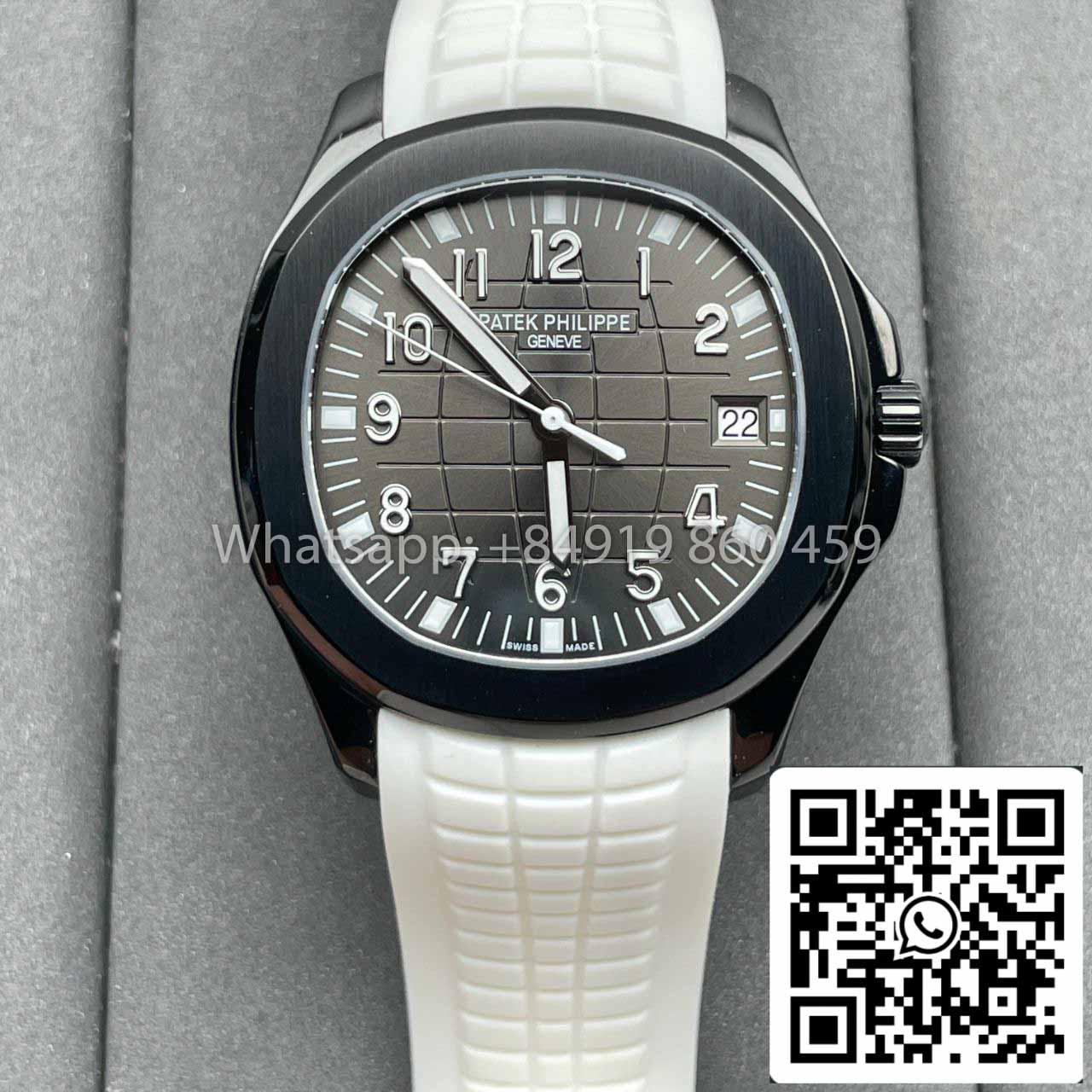 Patek Philippe Aquanaut PP5167 1:1 Melhor Edição ZF Factory DLC Pulseira Branca