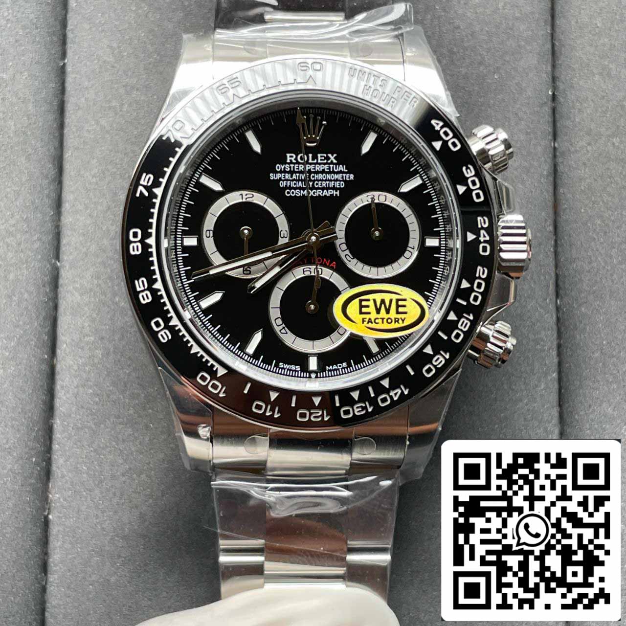 Rolex Cosmograph Daytona m126500ln-0002 1:1 Best Edition EWE Factory 4131 Movement