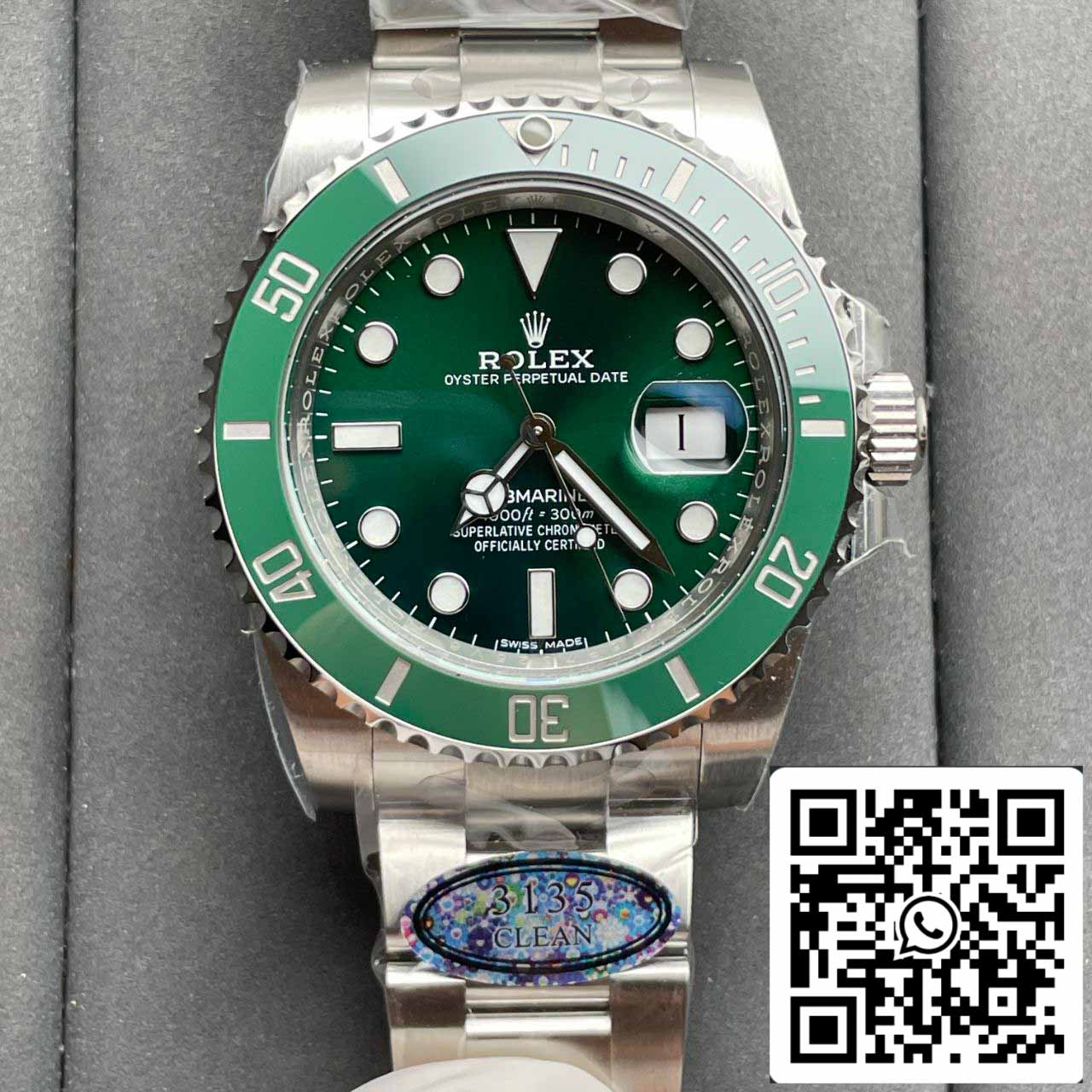 Rolex Submariner 116610LV-97200 40mm 3135 movement Clean Factory V4 Green Dial