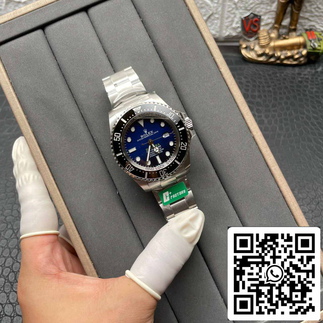 Rolex Sea-Dweller Deepsea M126660-0002 1:1 Meilleure édition C+ Cadran bleu d'usine