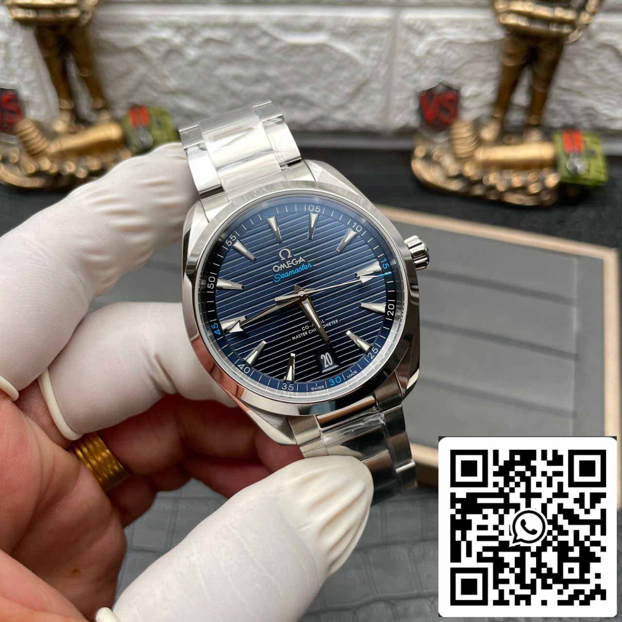 Omega Seamaster 220.10.41.21.03.001 1:1 Best Edition VS Factory Blue Dial Swiss ETA8900