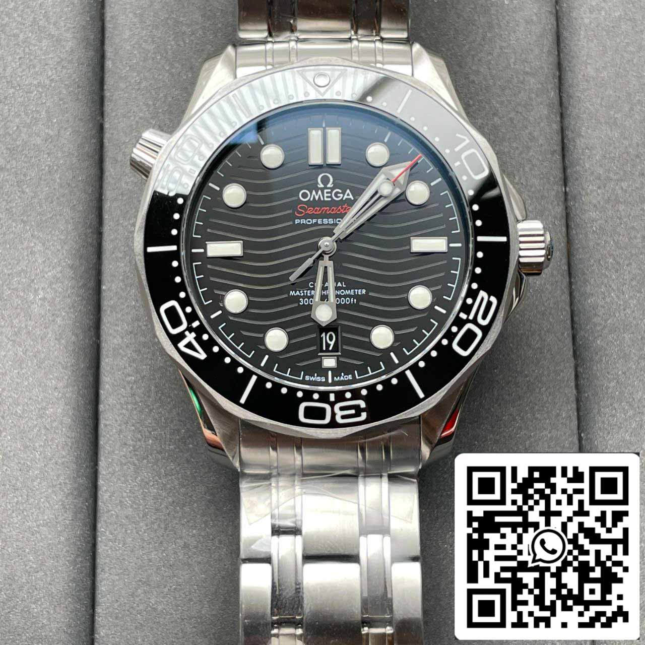 Omega Seamaster Diver 300M 210.30.42.20.01.001 1:1 Meilleure édition VS Factory Cadran noir