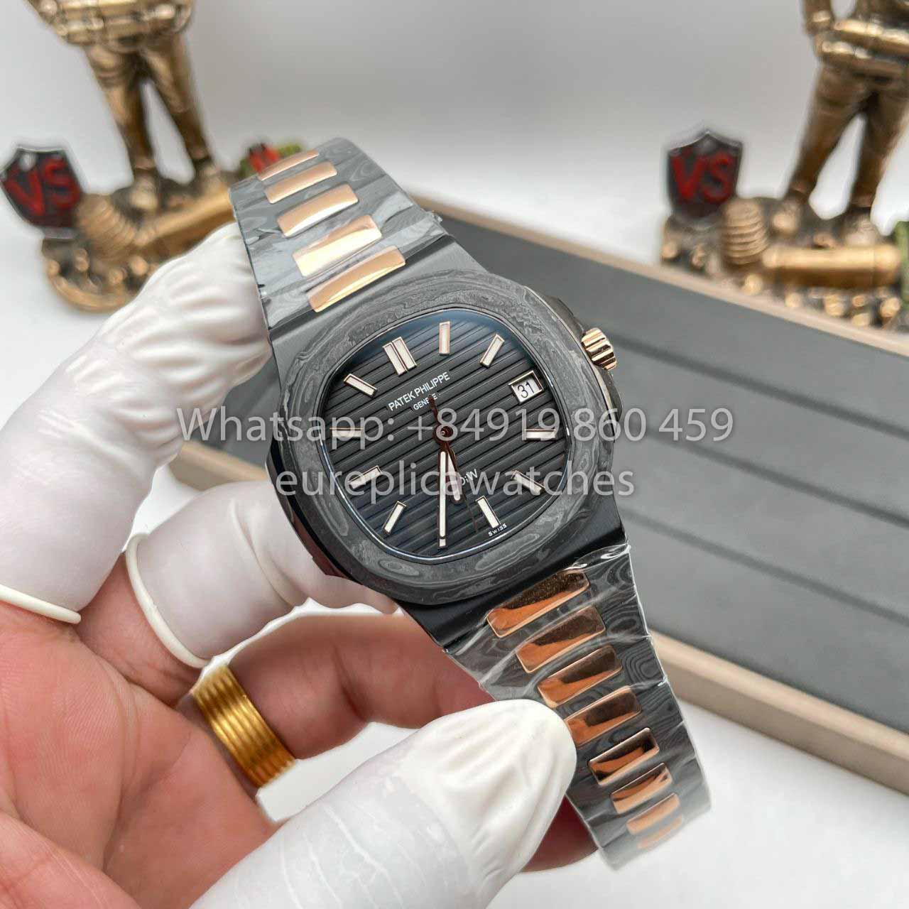 Patek Philippe Nautilus 5711 DiW 1:1 Melhor Edição Caixa De Fibra De Carbono