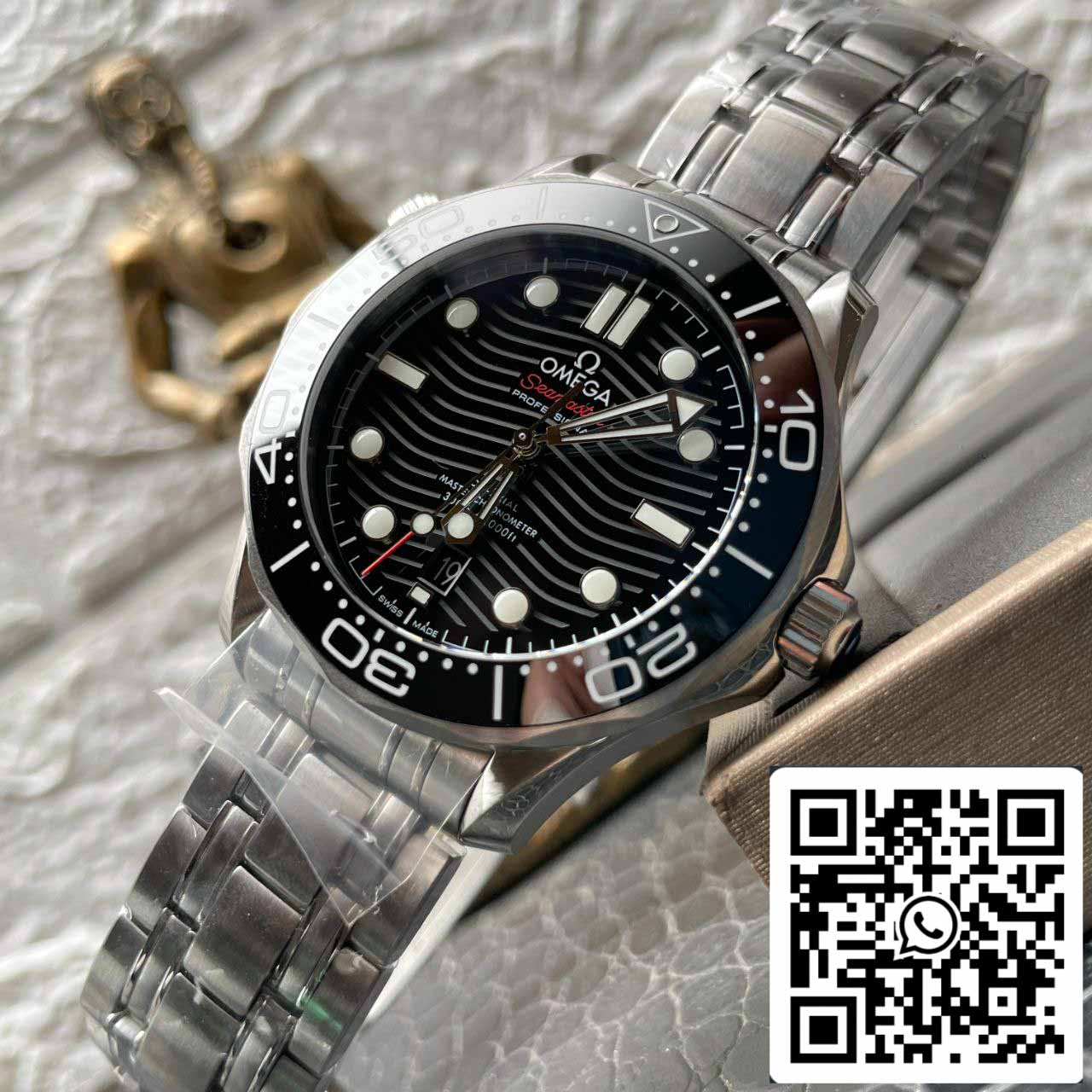 Omega Seamaster Diver 300M 210.30.42.20.01.001 1:1 Meilleure édition VS Factory Cadran noir