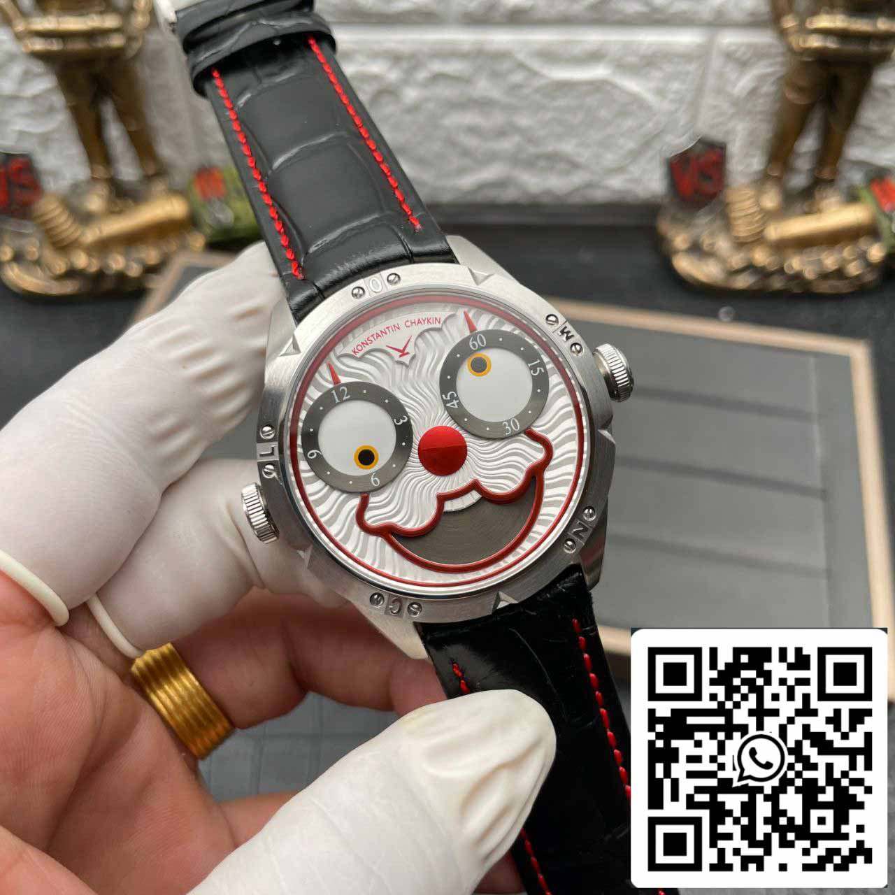 Konstantin Chaykin Joker K07 White Dial Red Strap 1:1 Best Edition TW Factory V3s Version