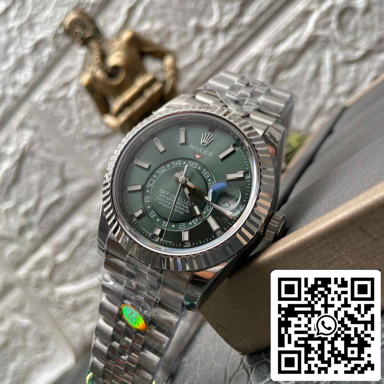 Rolex Sky Dweller M336934-0001 1:1 Meilleure édition ZF Factory Cadran vert Dernière version 2024