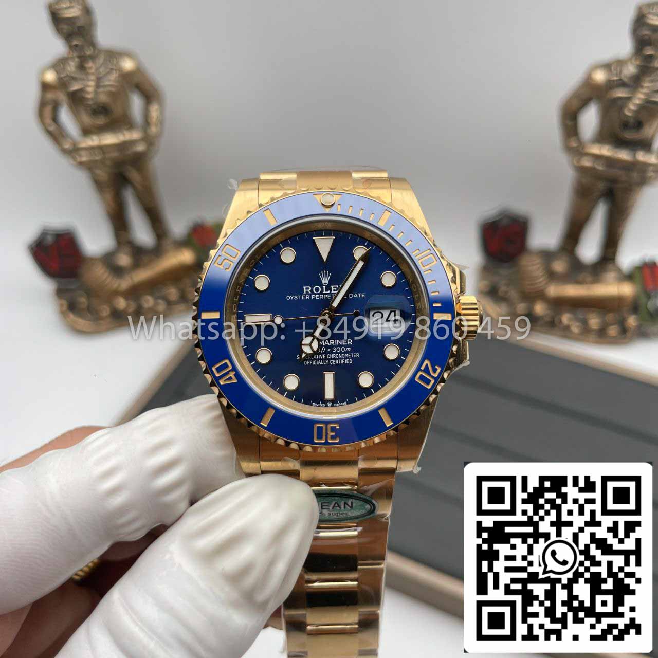 Rolex Submariner M126618lb-0002 41MM 1:1 Meilleure édition Clean Factory Lunette bleue