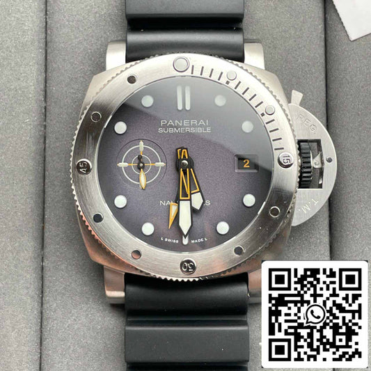 Panerai Submersible PAM1323 1:1 Meilleure édition VS Cadran gris d'usine