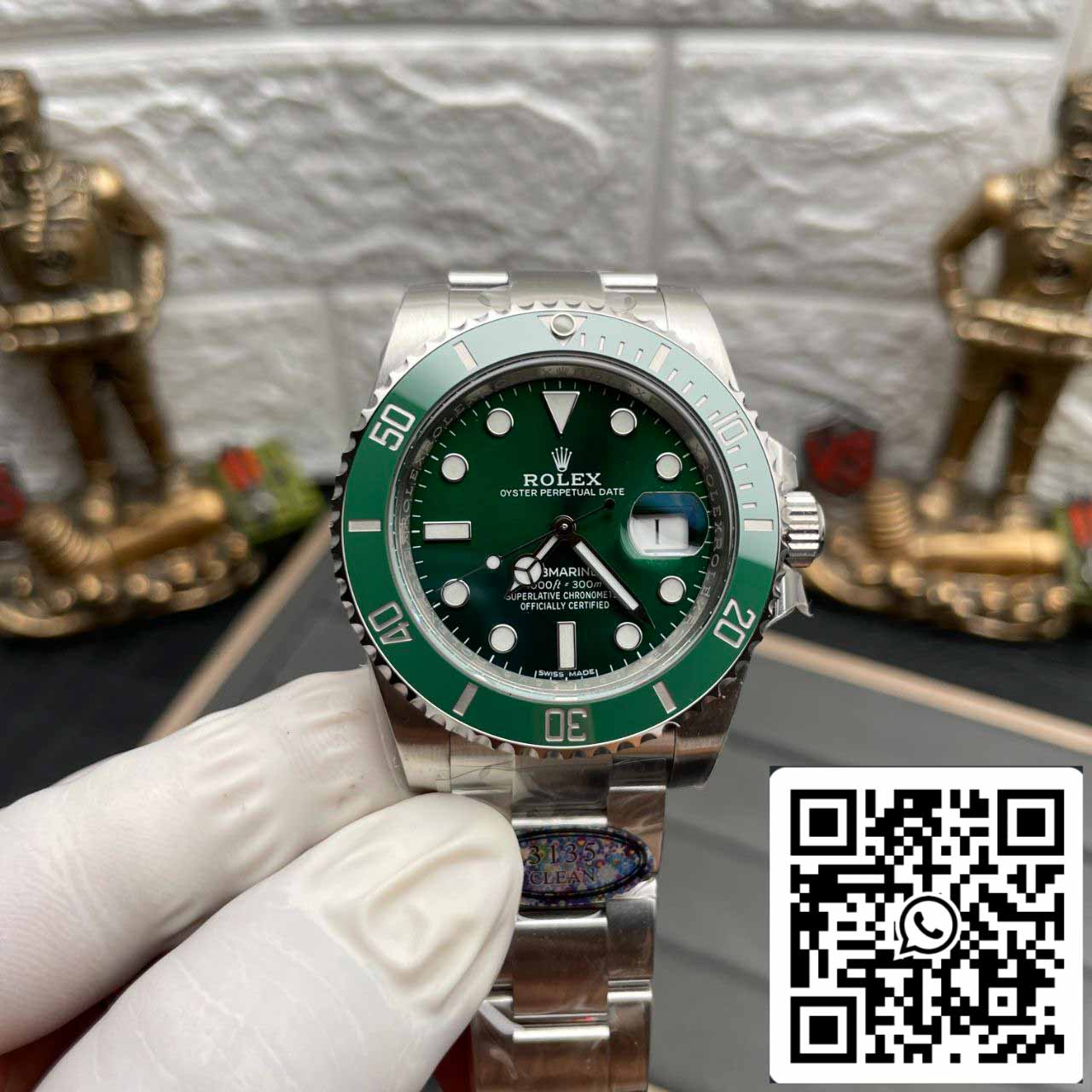 Rolex Submariner 116610LV-97200 40mm 3135 movement Clean Factory V4 Green Dial