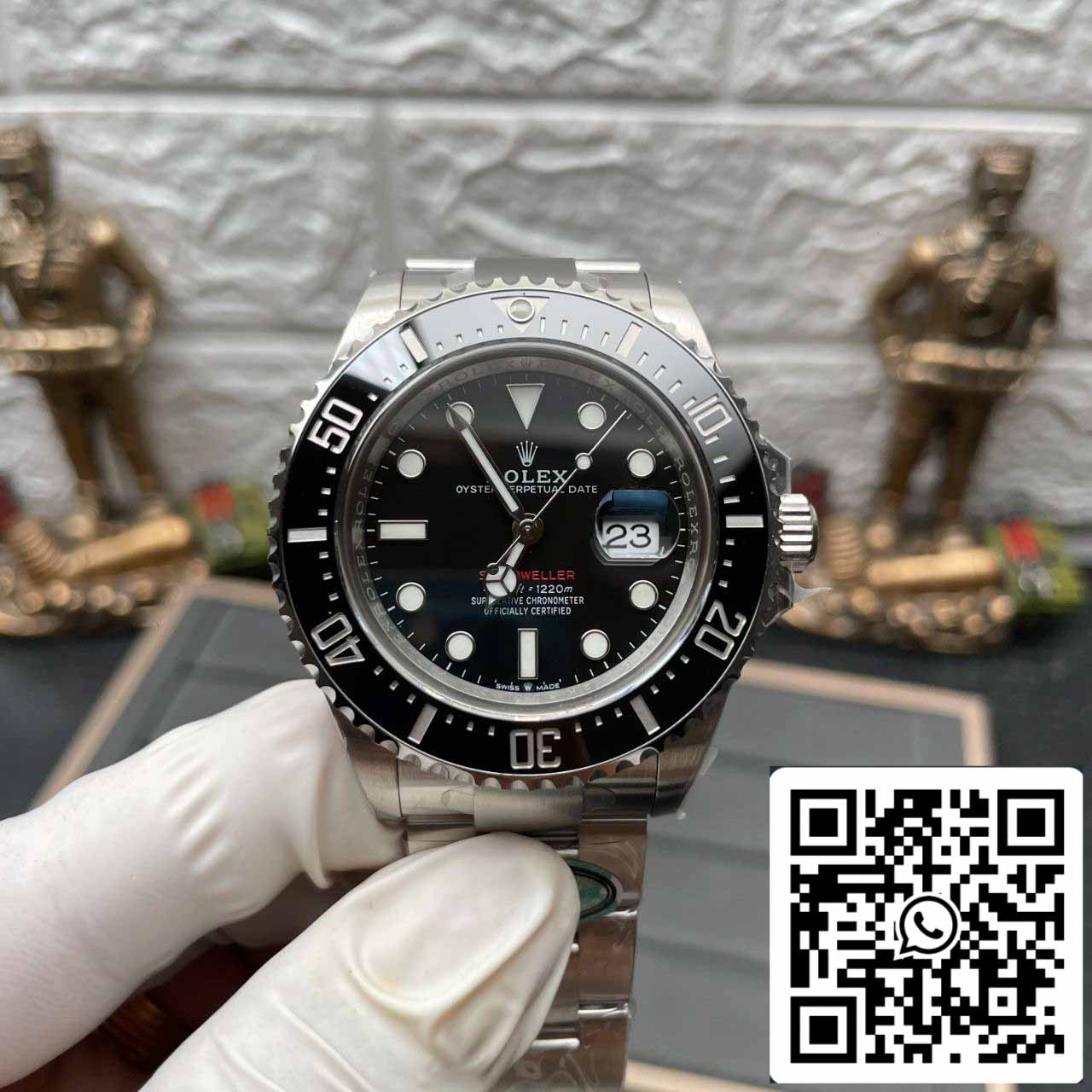 Rolex Sea Dweller M126600-0002 1:1 Best Edition Clean Factory Black Dial