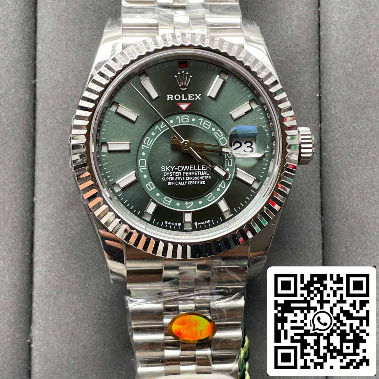 Rolex Sky Dweller M336934-0001 1:1 Meilleure édition ZF Factory Cadran vert Dernière version 2024