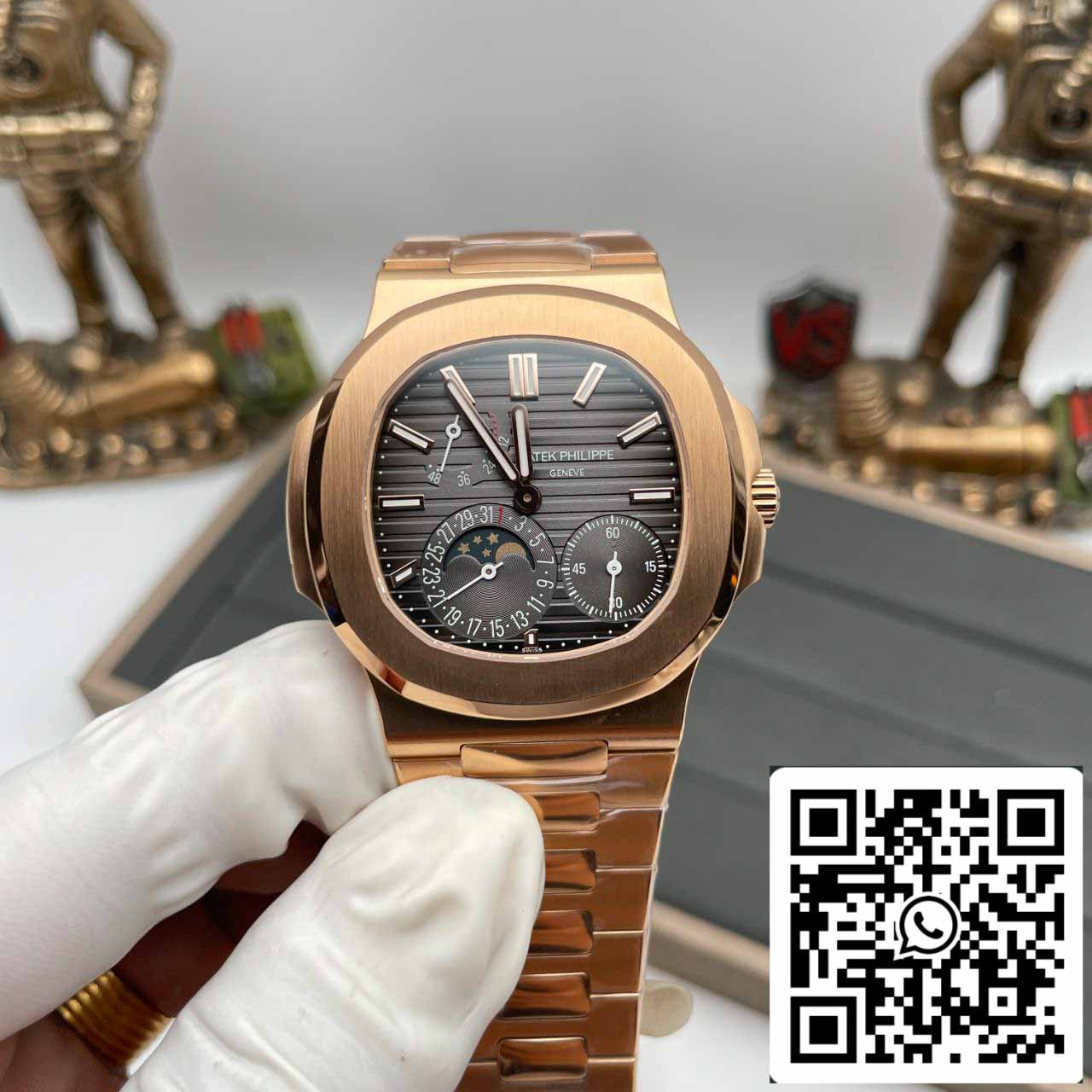 Réplique Patek Philippe Nautilus 5712/1R-001 cadran personnalisé PPF V2