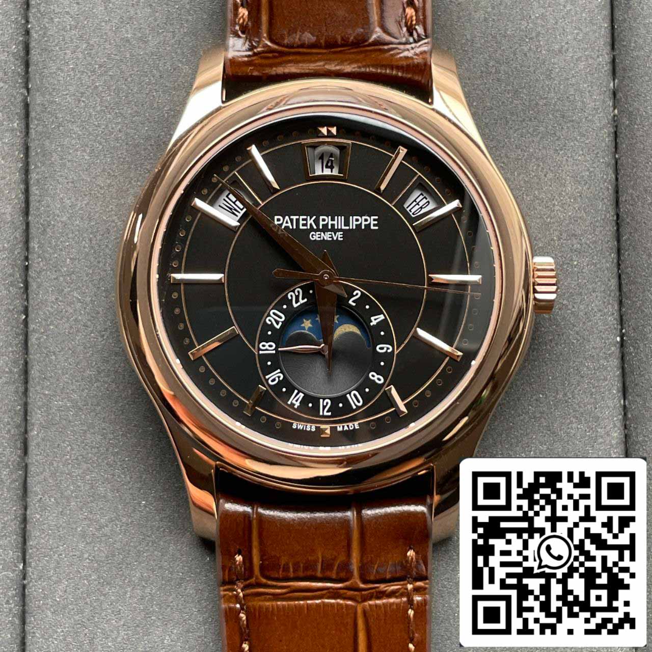 Patek Philippe Complicações 5205G-001 KM Factory 1:1 Melhor Edição Suíça ETA324SQ