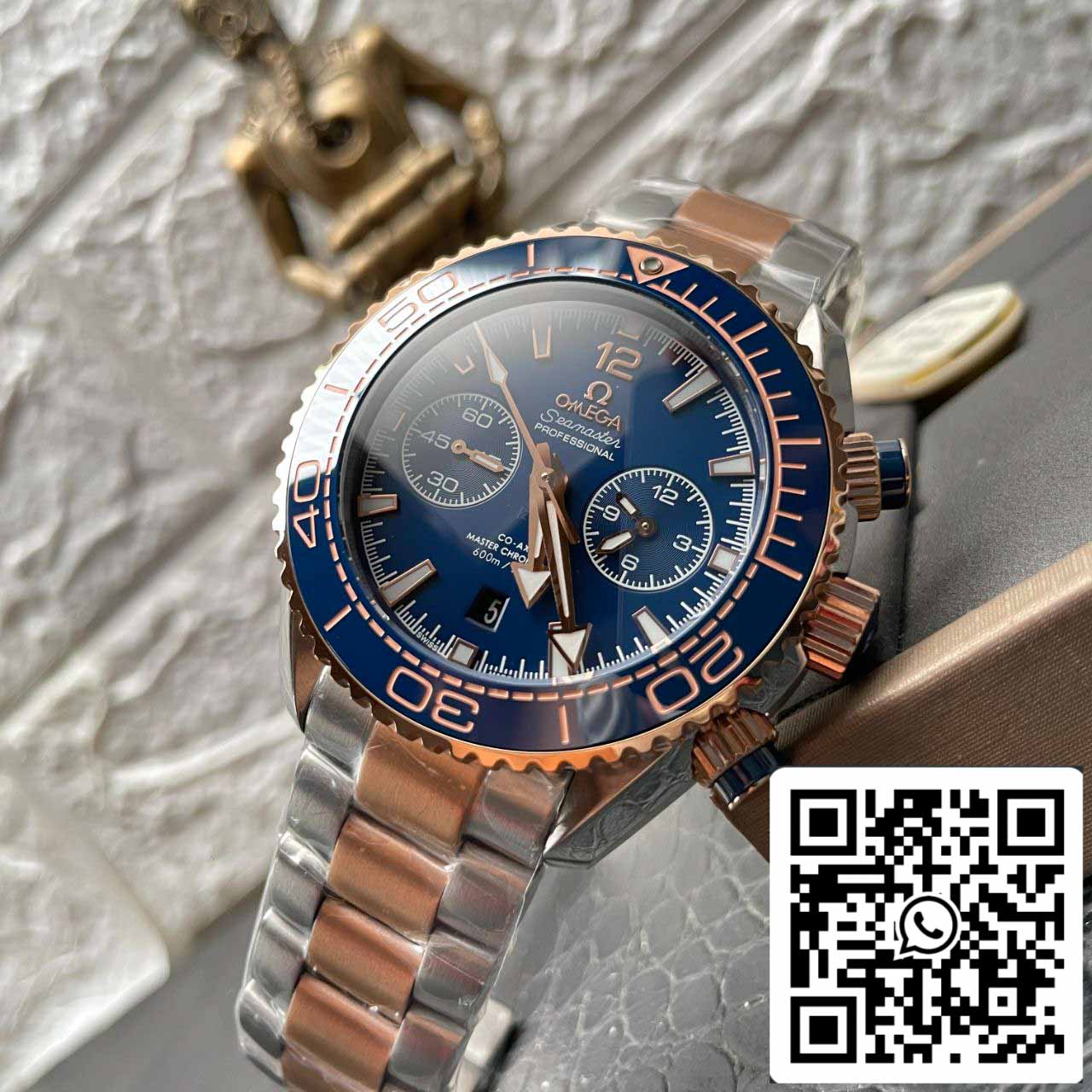 Omega Seamaster Ocean Planet 600M 215.20.46.51.03.001 1:1 Best Edition OM Factory Rose Gold