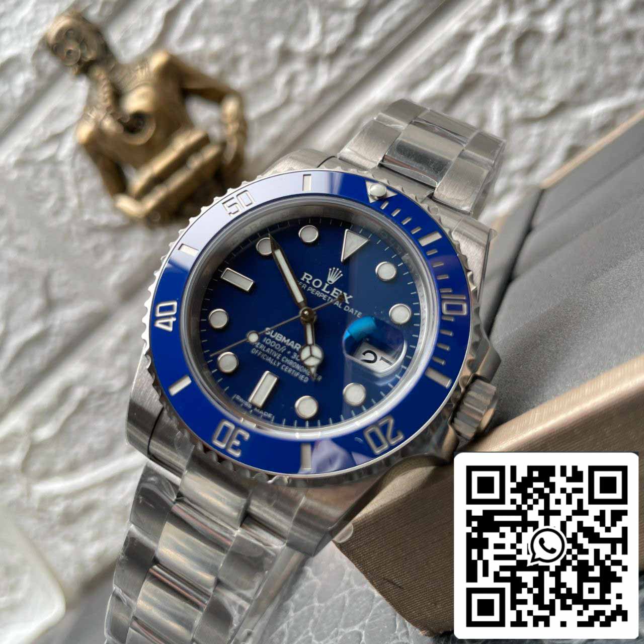 Rolex Submariner 116619LB-97209 3135 Uhrwerk VS Fabrik blaues Zifferblatt