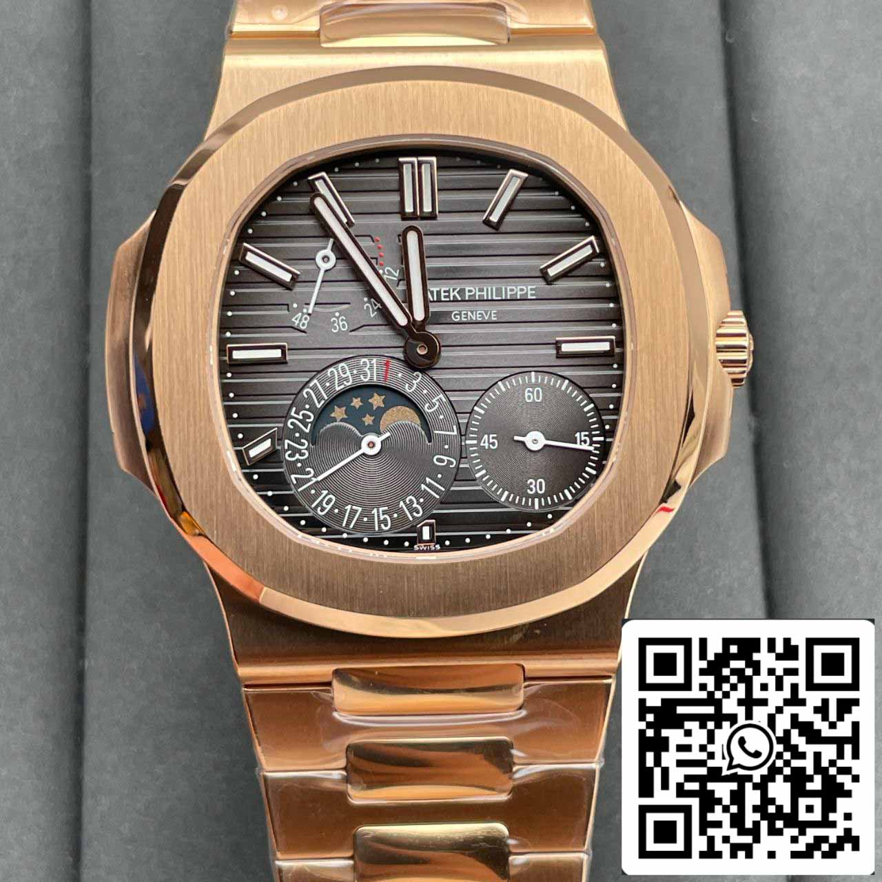 Réplique Patek Philippe Nautilus 5712/1R-001 cadran personnalisé PPF V2