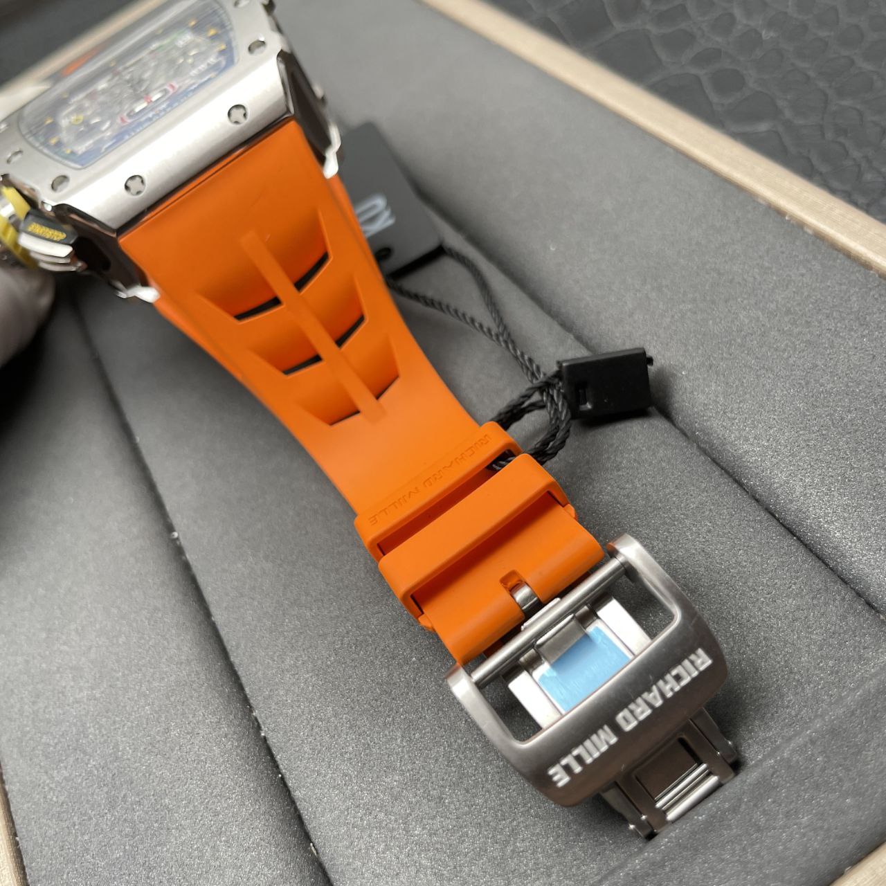 Richard Mille RM11-03 1:1 Meilleure édition KV Factory Bracelet Orange