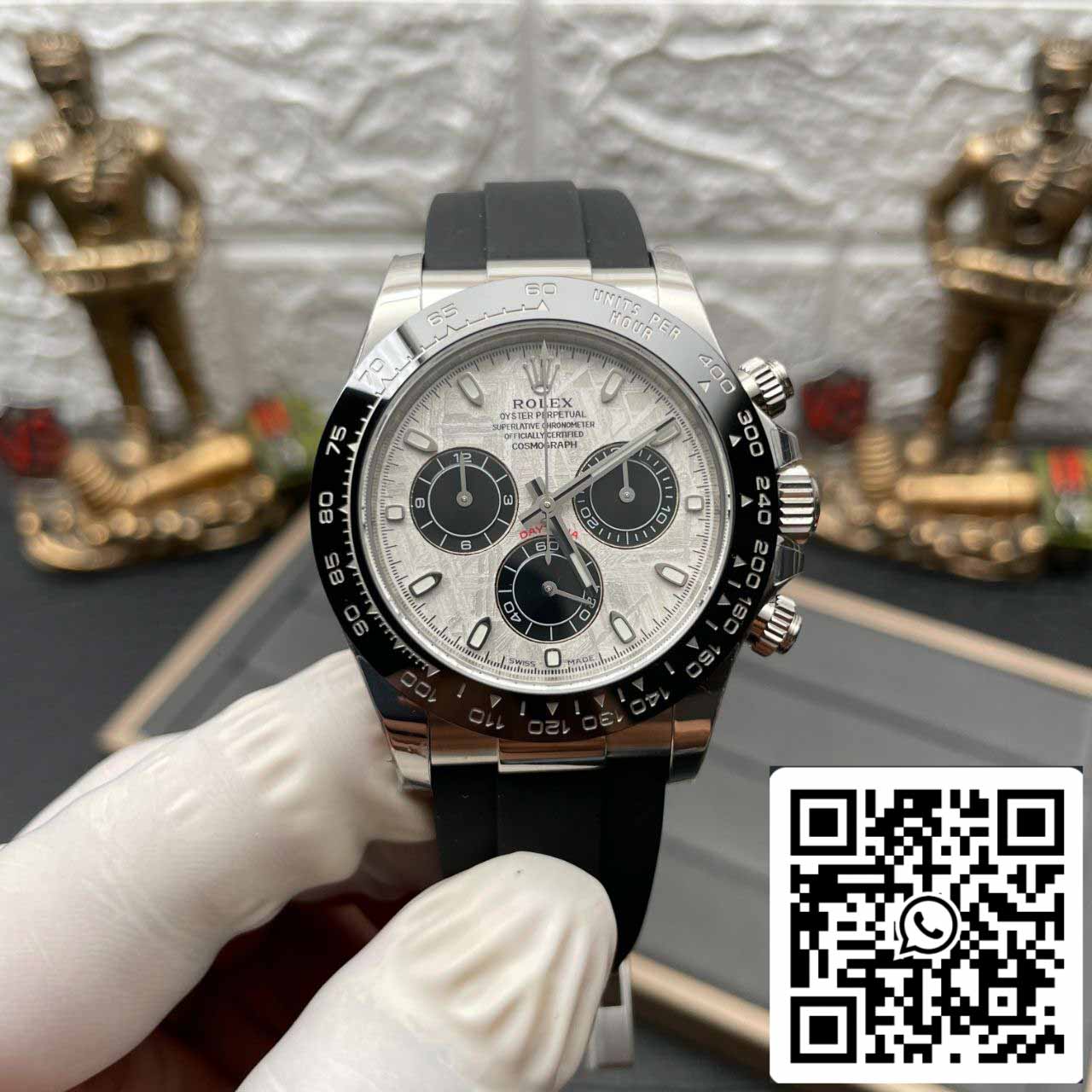 Rolex Daytona M116519LN-0038 1:1 Meilleure édition Noob Factory Cadran météorite