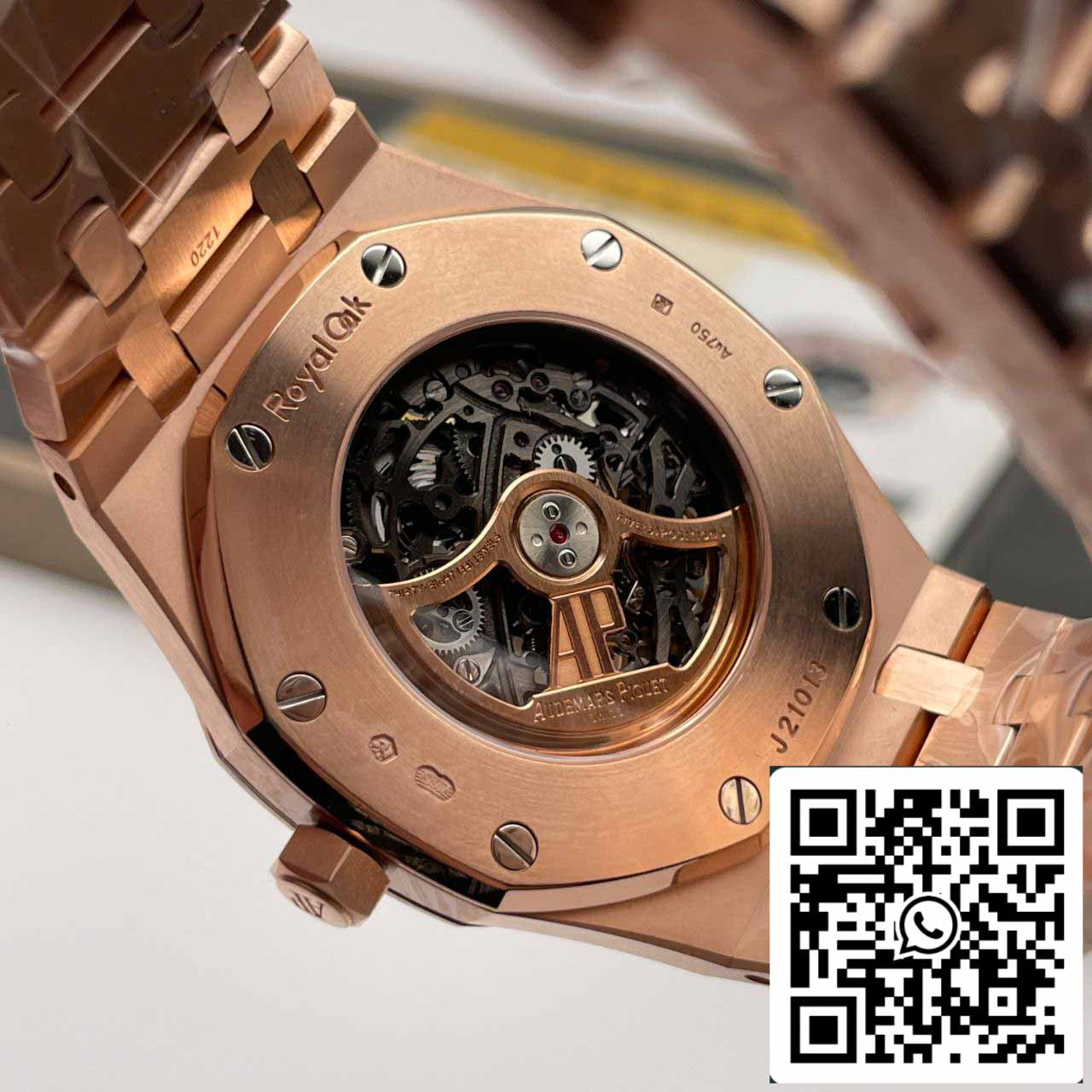 Audemars Piguet Royal Oak 15407OR.OO.1220OR.01 Meilleure édition 1:1 enveloppée d'or rose 18 carats