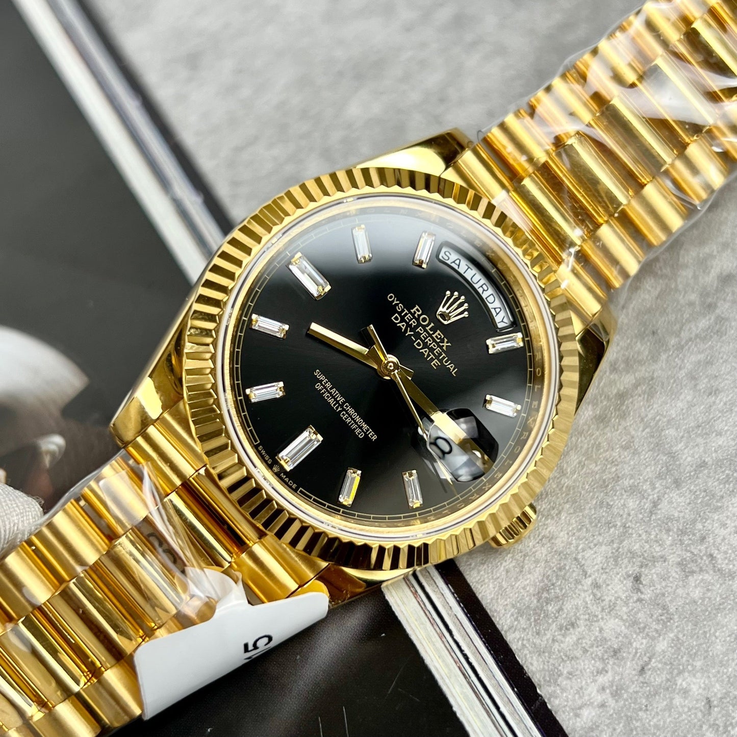 Rolex Day-Date 40 228398TBR Or rempli 18 carats avec 153 grammes de GM Factory