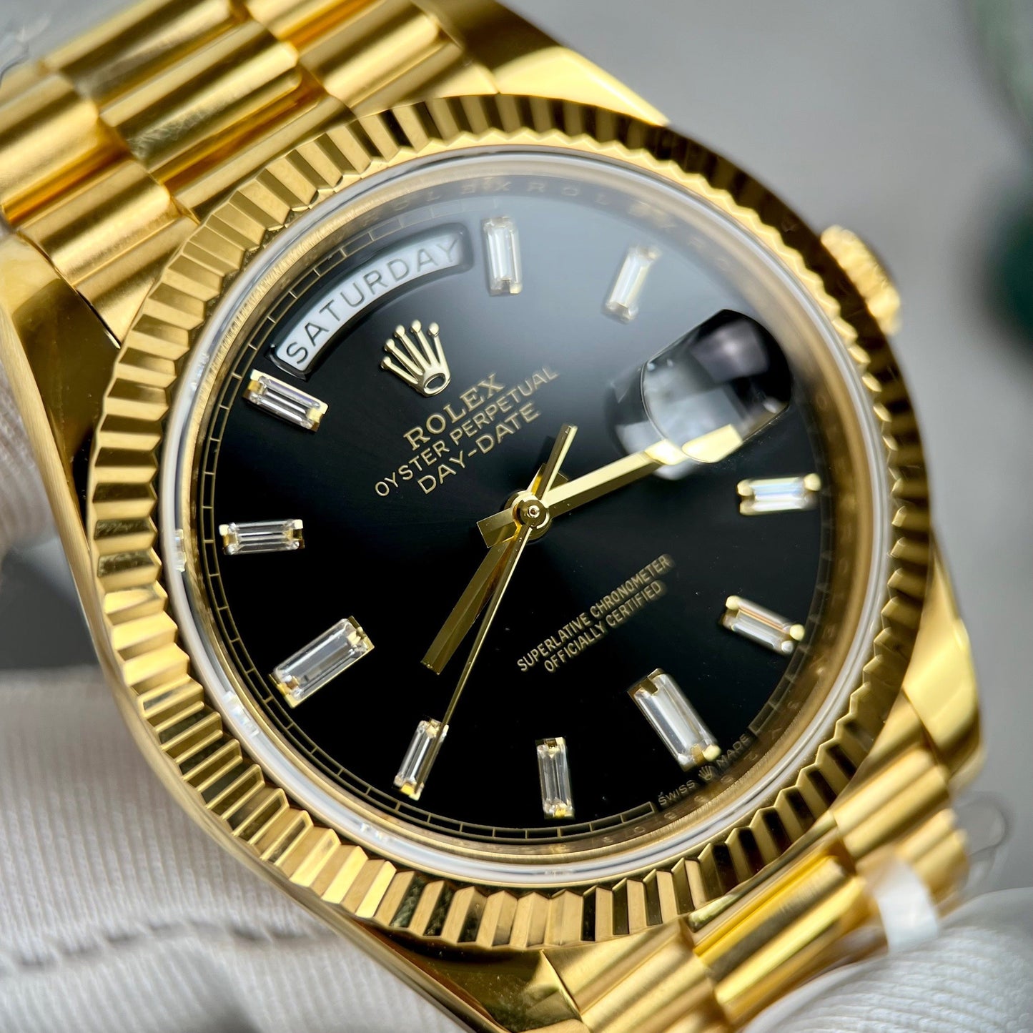 Rolex Day-Date 40 228398TBR Or rempli 18 carats avec 153 grammes de GM Factory