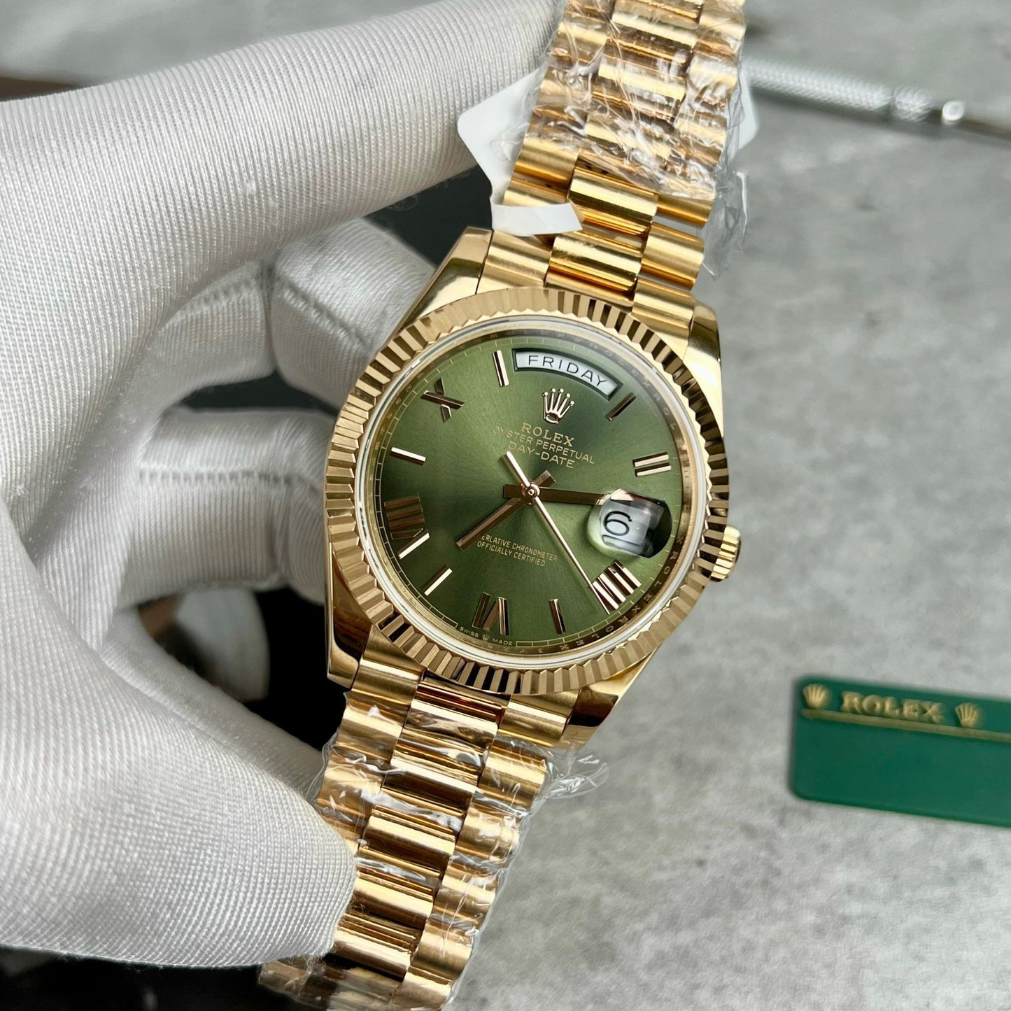 Rolex Day-Date 40 228235 1:1 meilleure édition de la version contrepoids d'usine GM v2