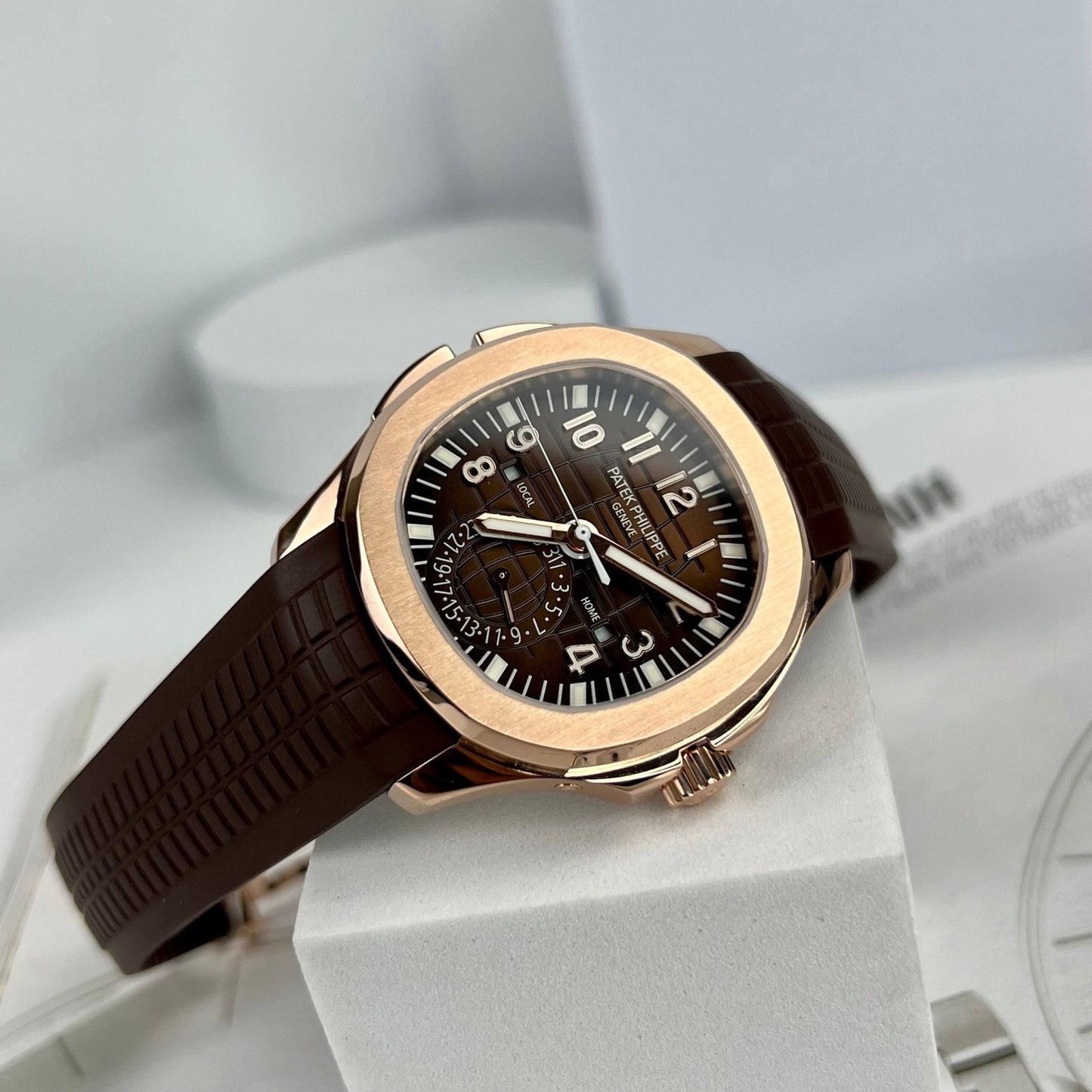 Patek Philippe 5164R-001 Aquanaut 40,8 mm ouro rosa 18k preenchido da ZF Factory