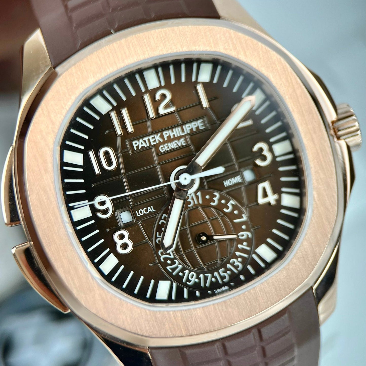 Patek Philippe 5164R-001 Aquanaut 40,8 mm ouro rosa 18k preenchido da ZF Factory