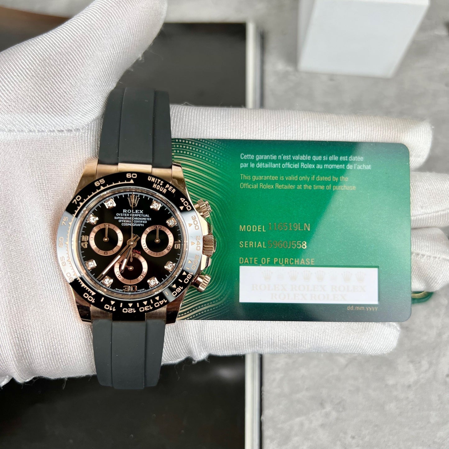 Rolex Cosmograph Daytona M116515ln-0057 personnalisé en or 18 carats rempli de BT Factory