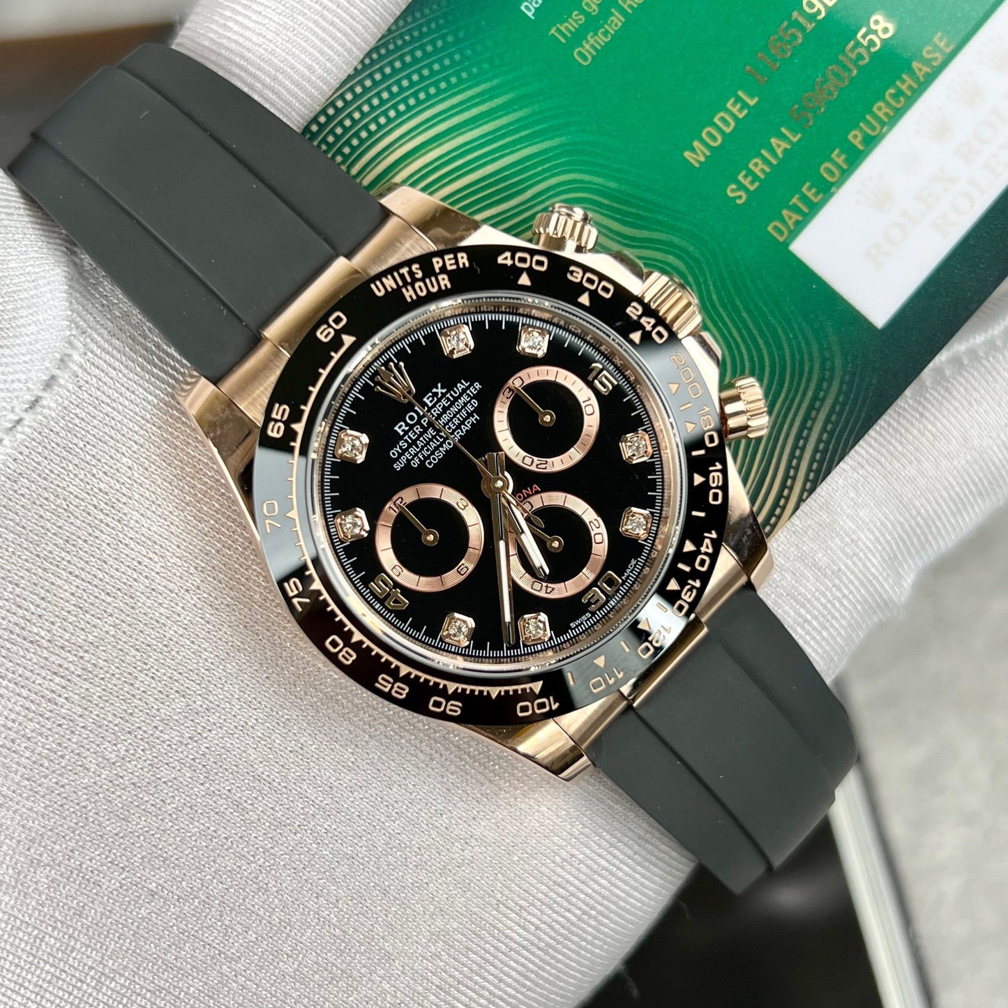 Rolex Cosmograph Daytona M116515ln-0057 personnalisé en or 18 carats rempli de BT Factory