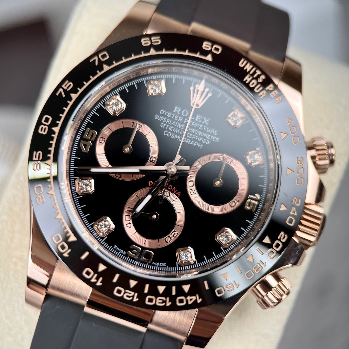 Rolex Cosmograph Daytona M116515ln-0057 personnalisé en or 18 carats rempli de BT Factory